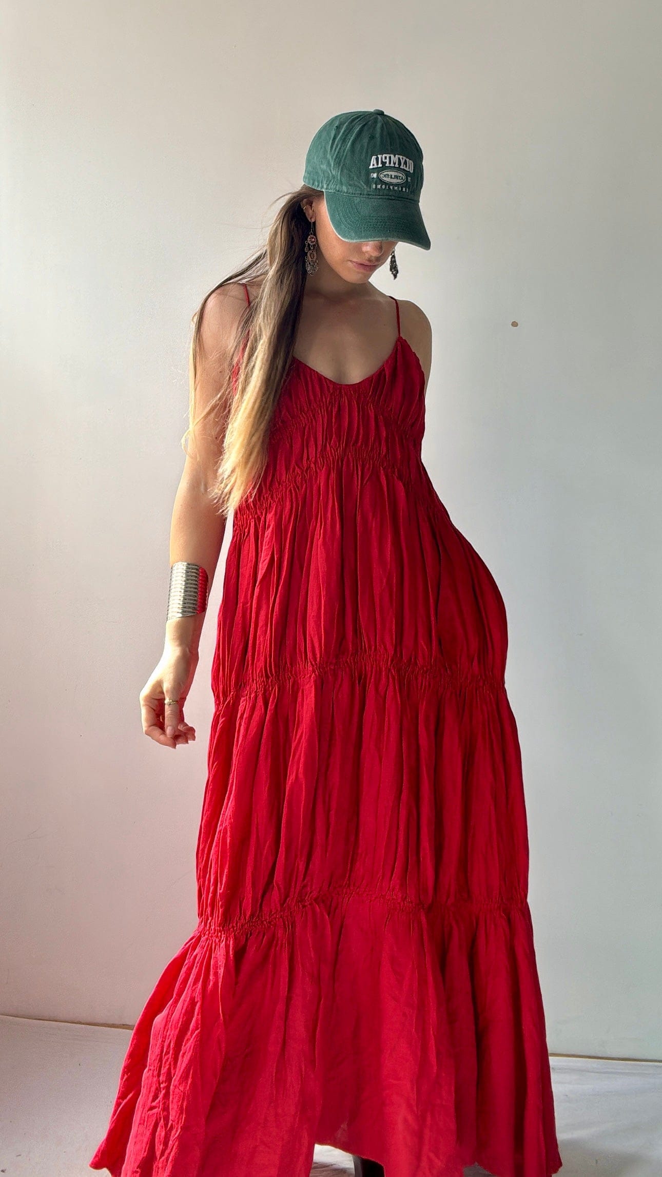 Massimo Dutti Dress Massimo Dutti Maxi Dress Red