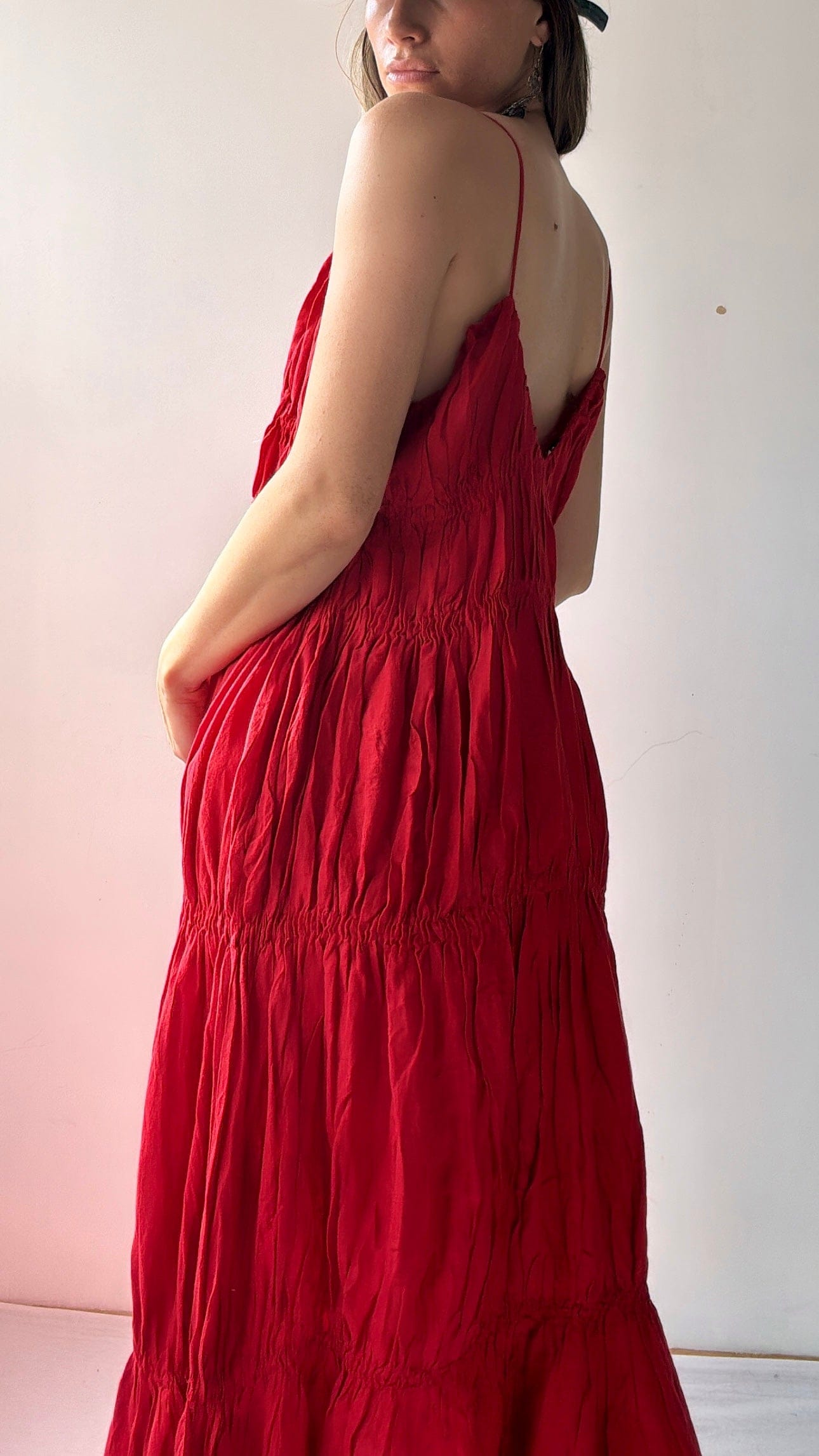 Massimo Dutti Dress Massimo Dutti Maxi Dress Red