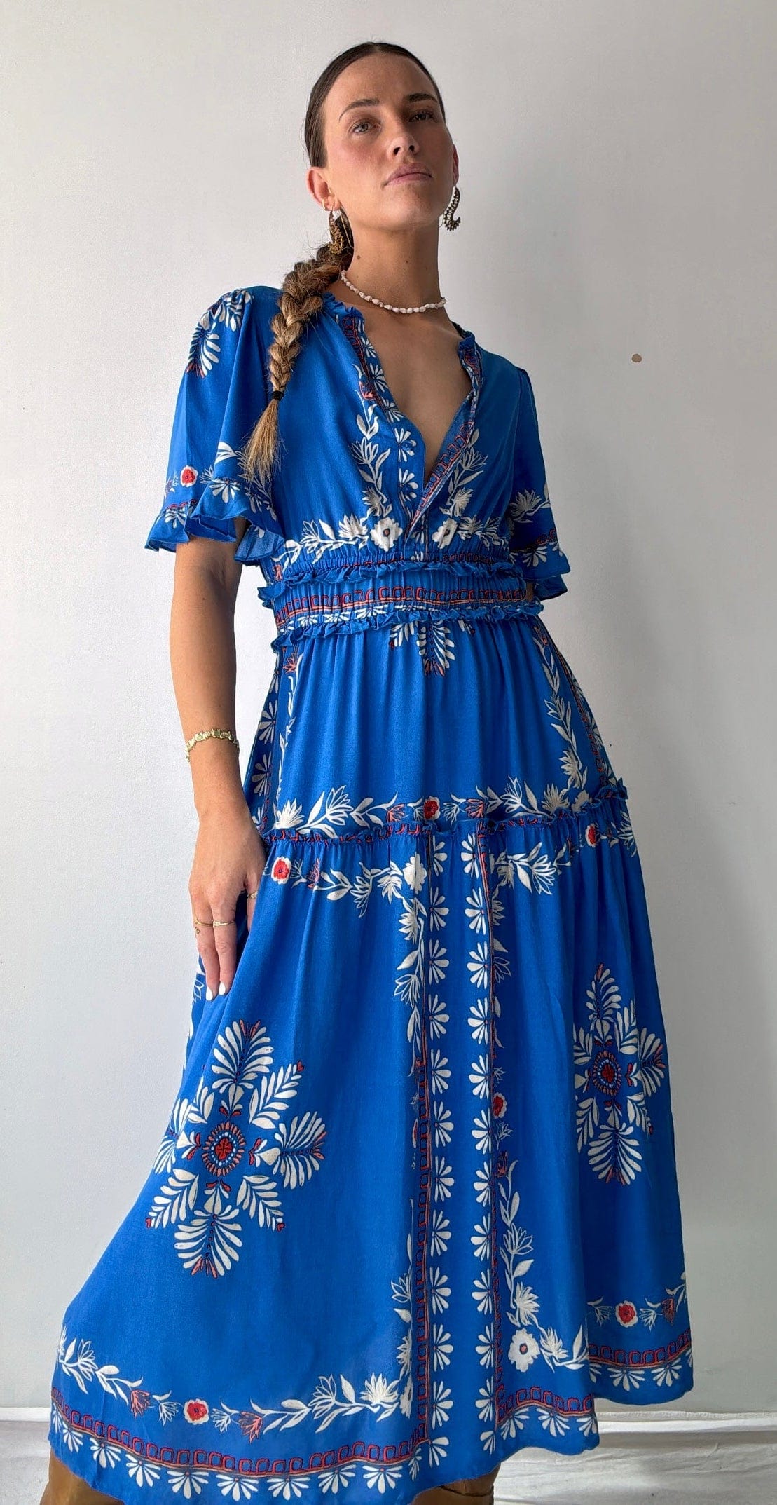 Monsoon Dresses Monsoon Lenora Cobalt Dress