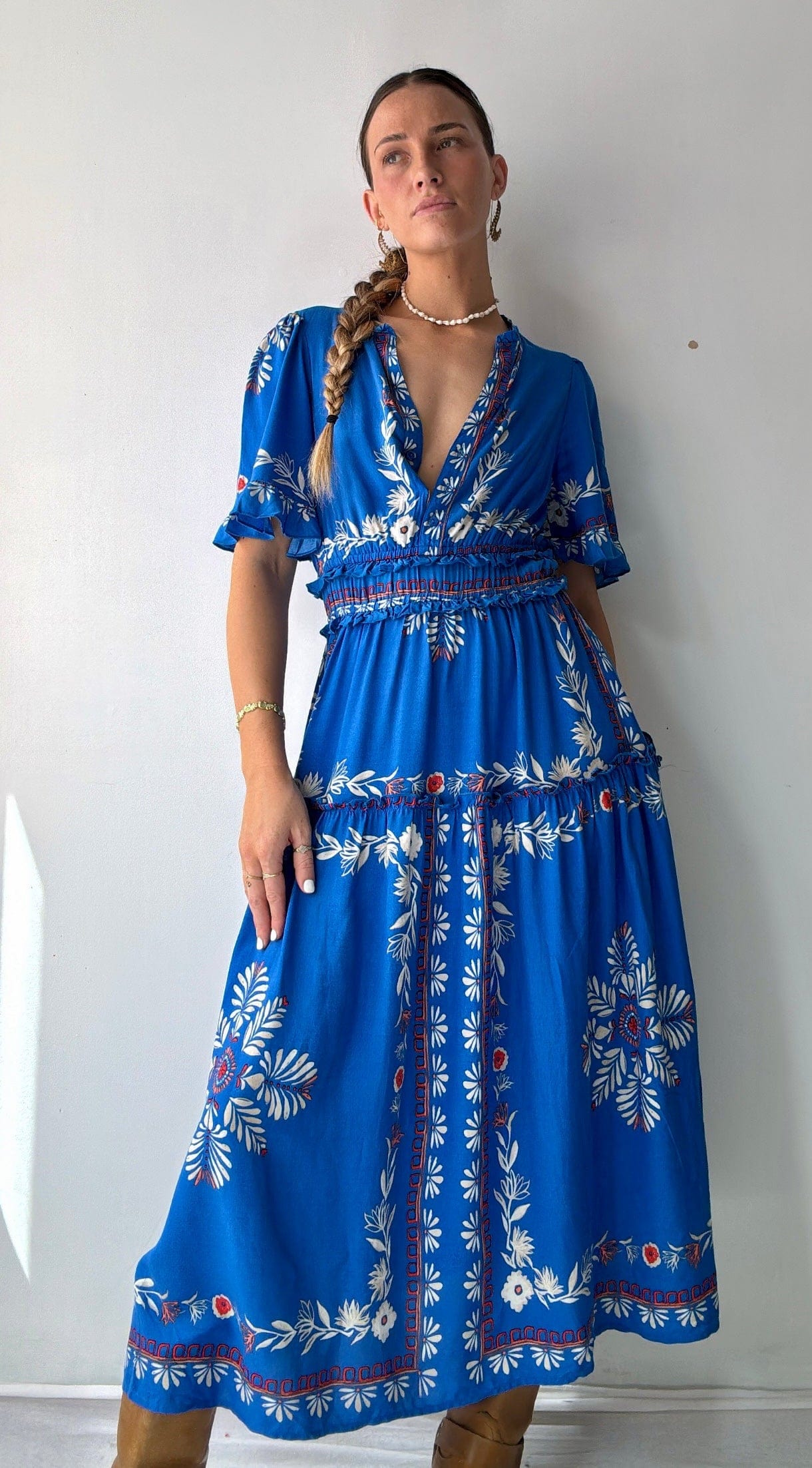 Monsoon Dresses Monsoon Lenora Cobalt Dress