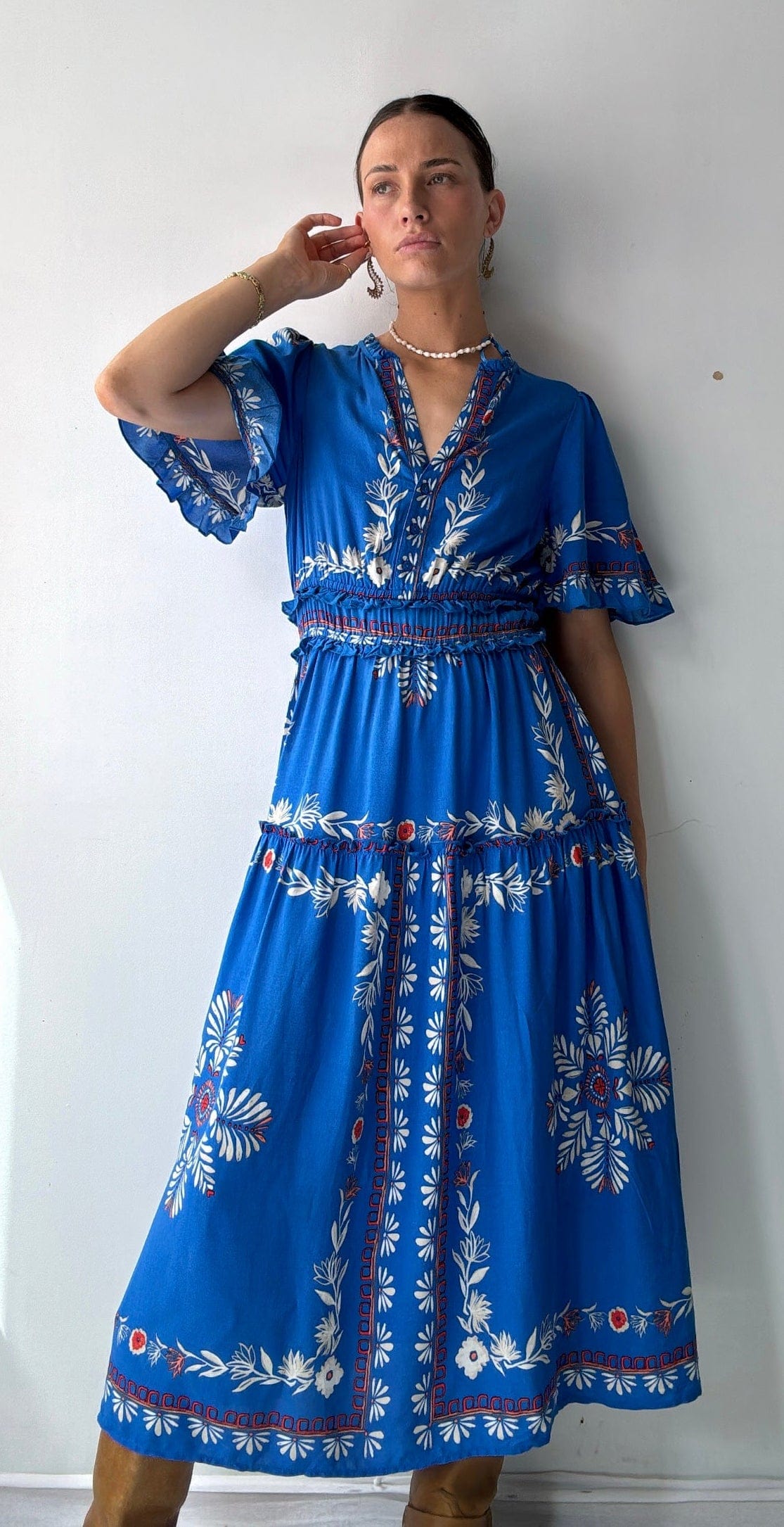 Monsoon Dresses Monsoon Lenora Cobalt Dress