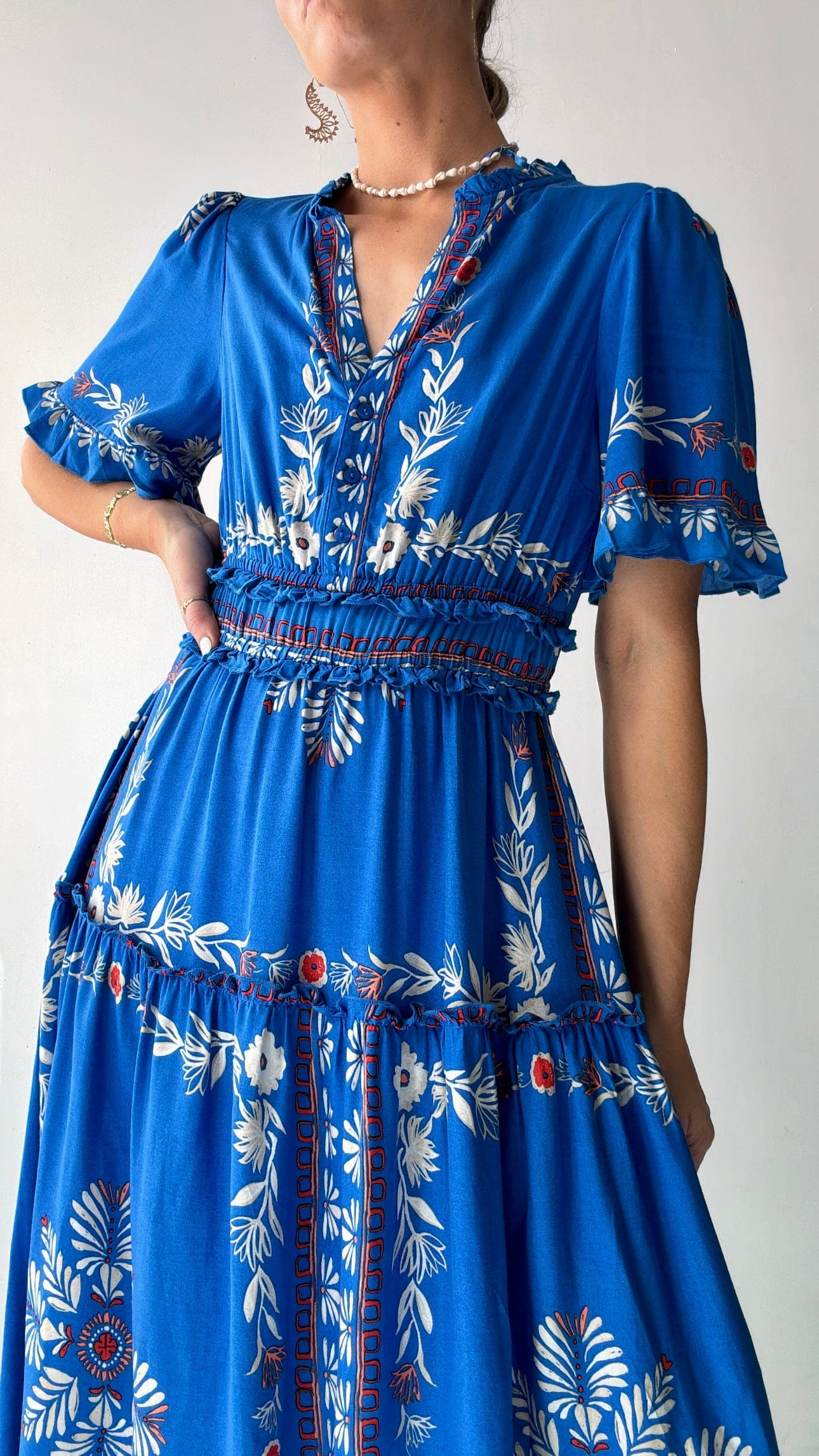 Monsoon Dresses Monsoon Lenora Cobalt Dress