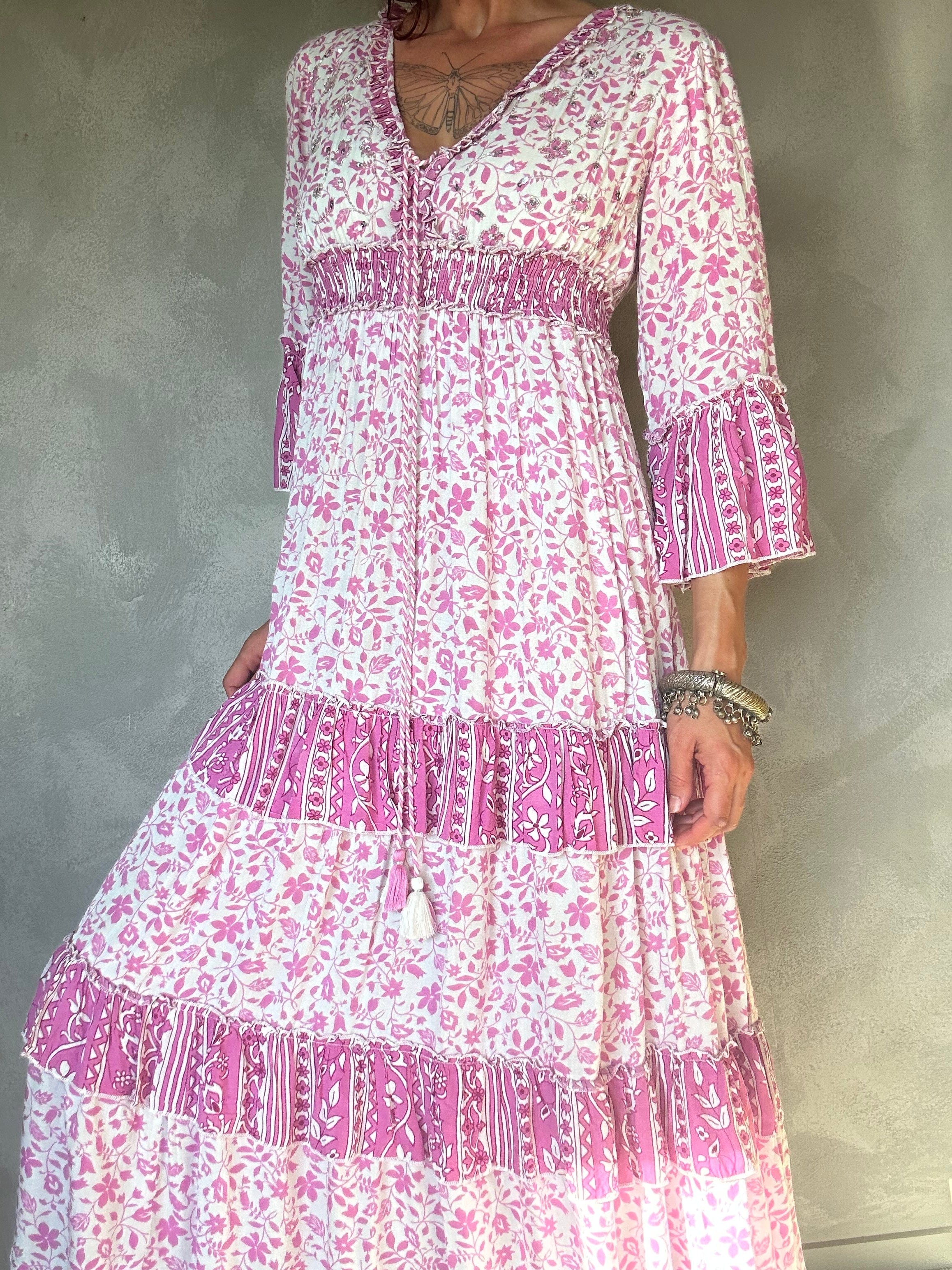 Palak Palak Adelaide Dress Pink