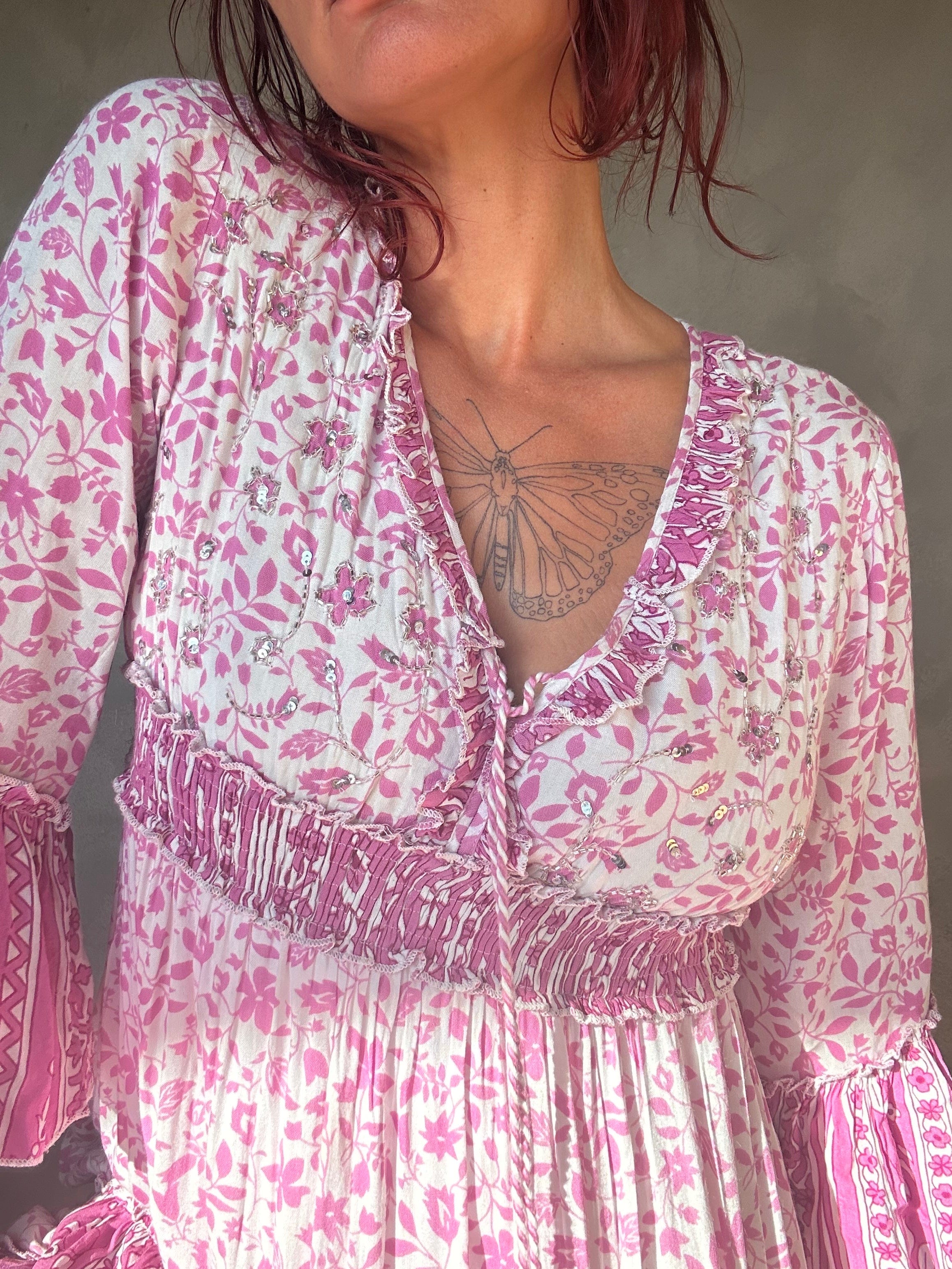 Palak Palak Adelaide Dress Pink