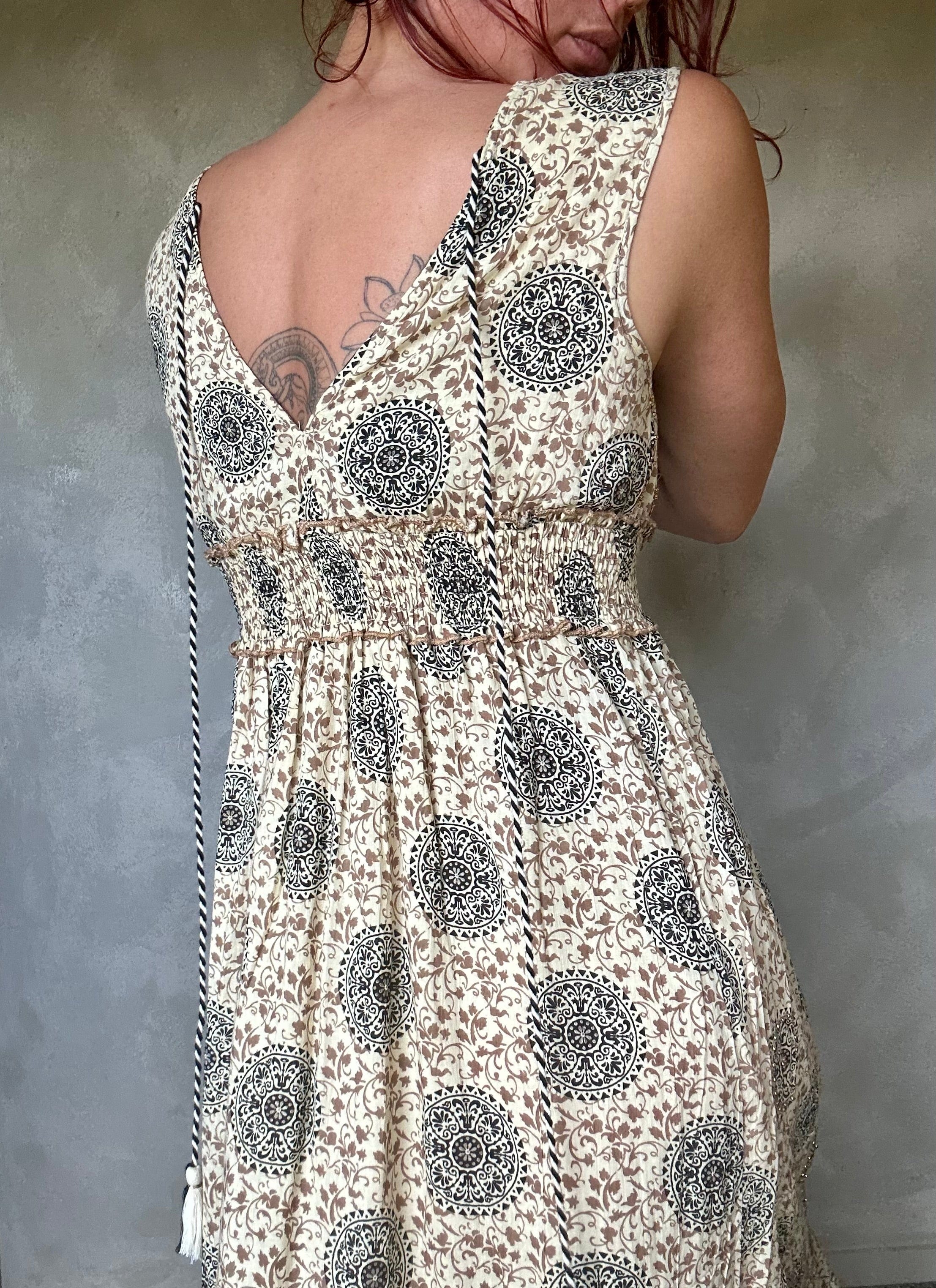 Palak Zania Dress Natural, Palak, Sistergolden
