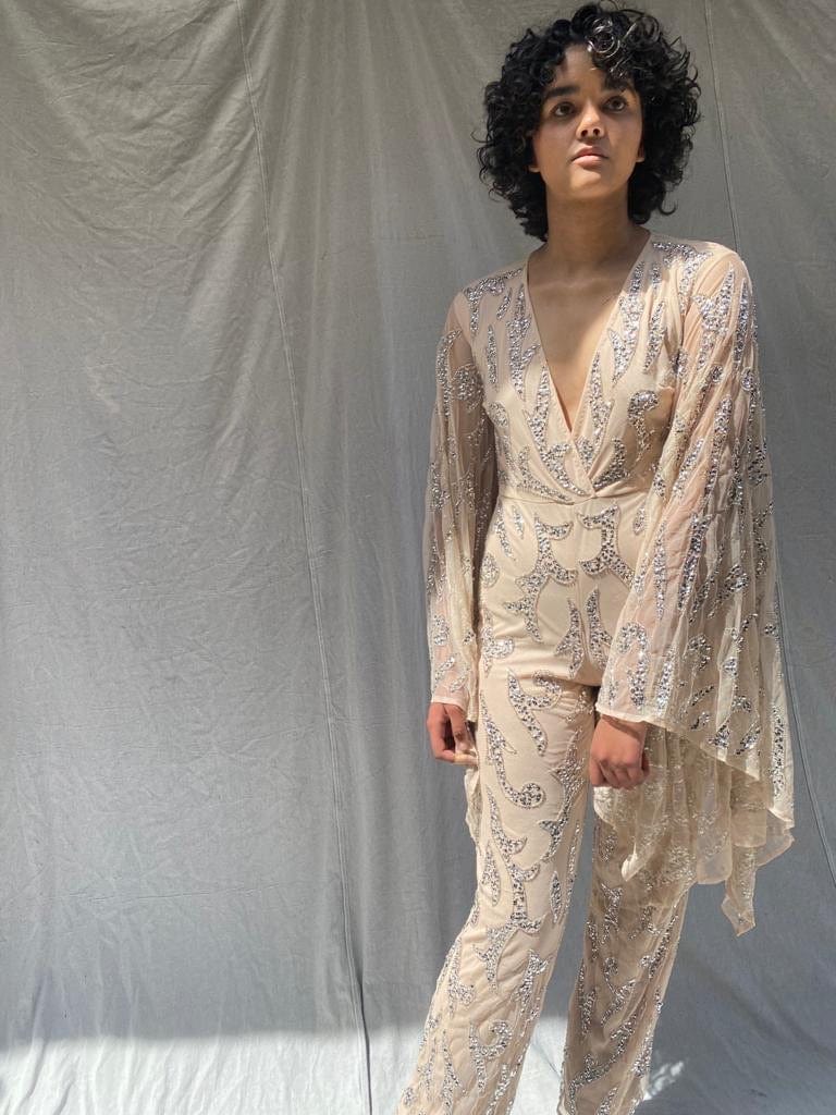 Peace + Love Jumpsuit Godiva Sequin Jumpsuit