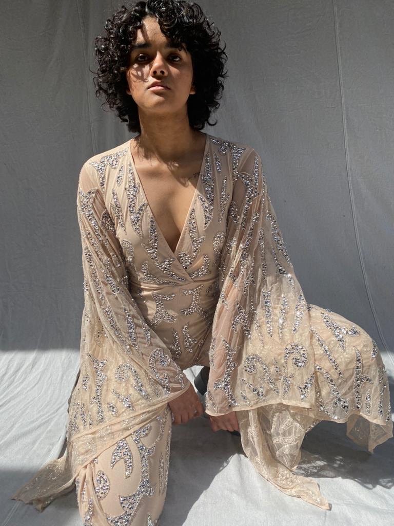 Peace + Love Jumpsuit Godiva Sequin Jumpsuit