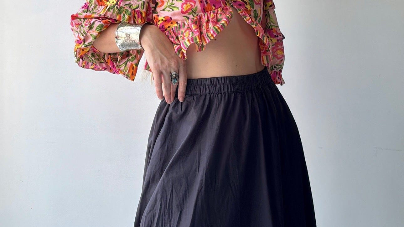 Project AJ117 Project AJ Maxi Black Skirt