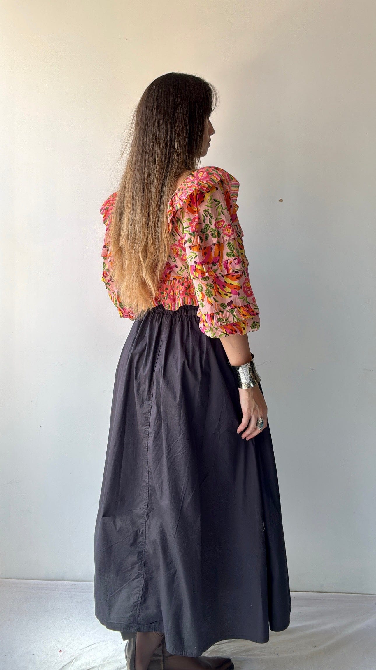 Project AJ117 Project AJ Maxi Black Skirt