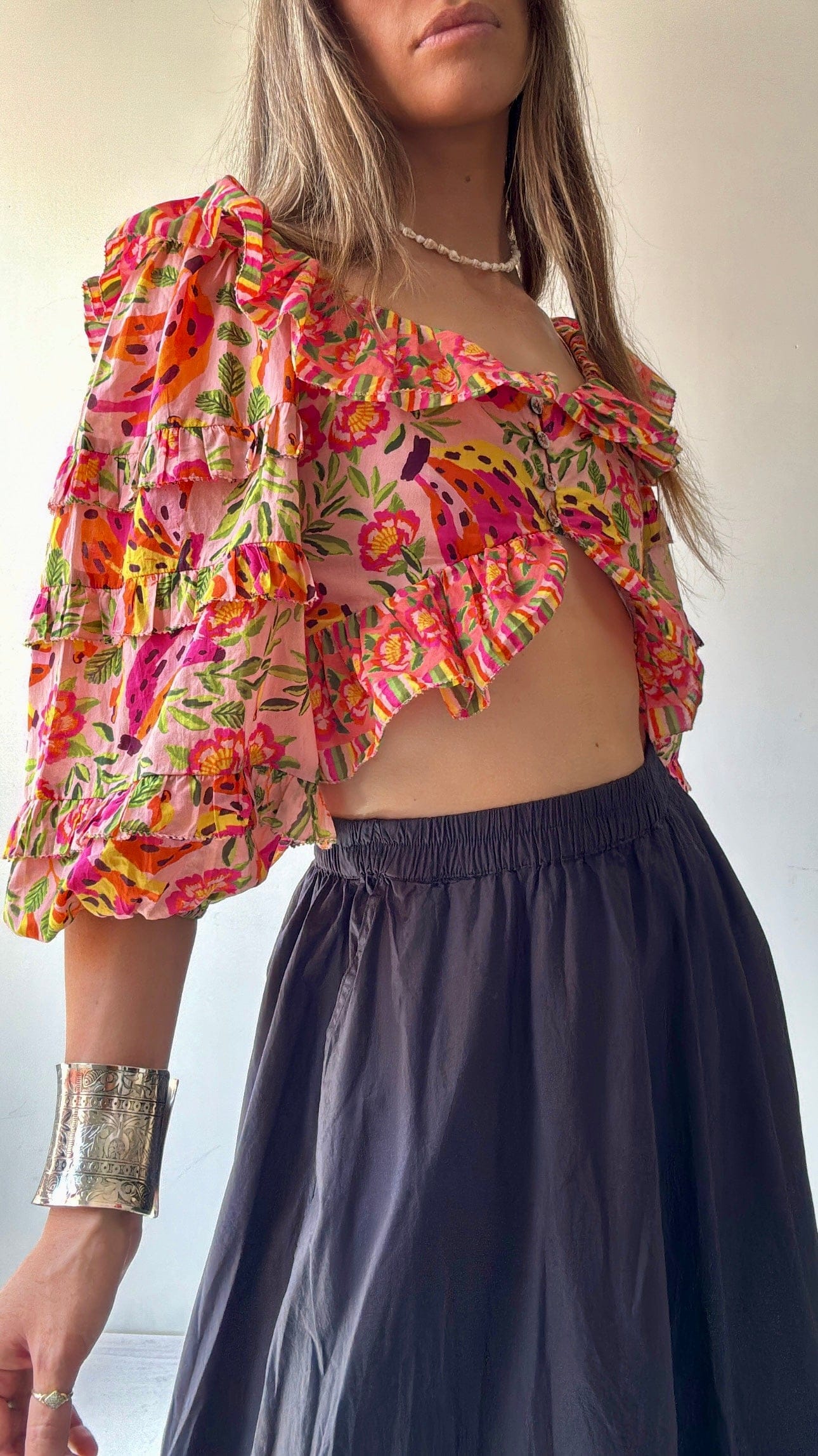 Project AJ117 Project AJ Maxi Black Skirt