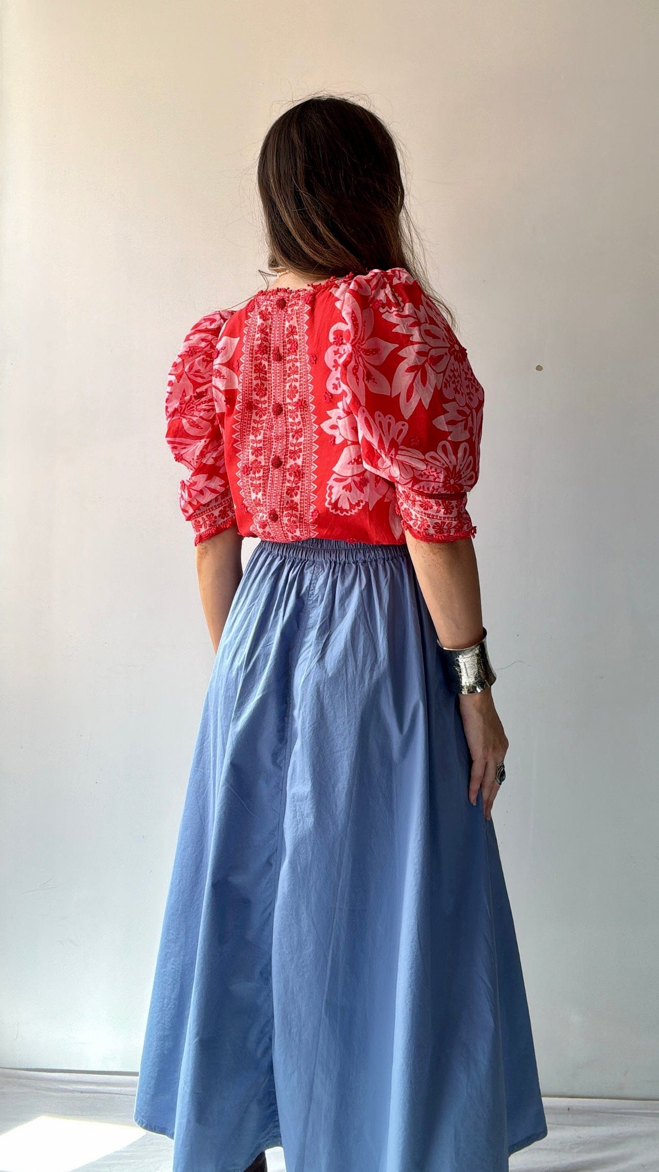 Project AJ117 Project AJ Maxi Blue Skirt