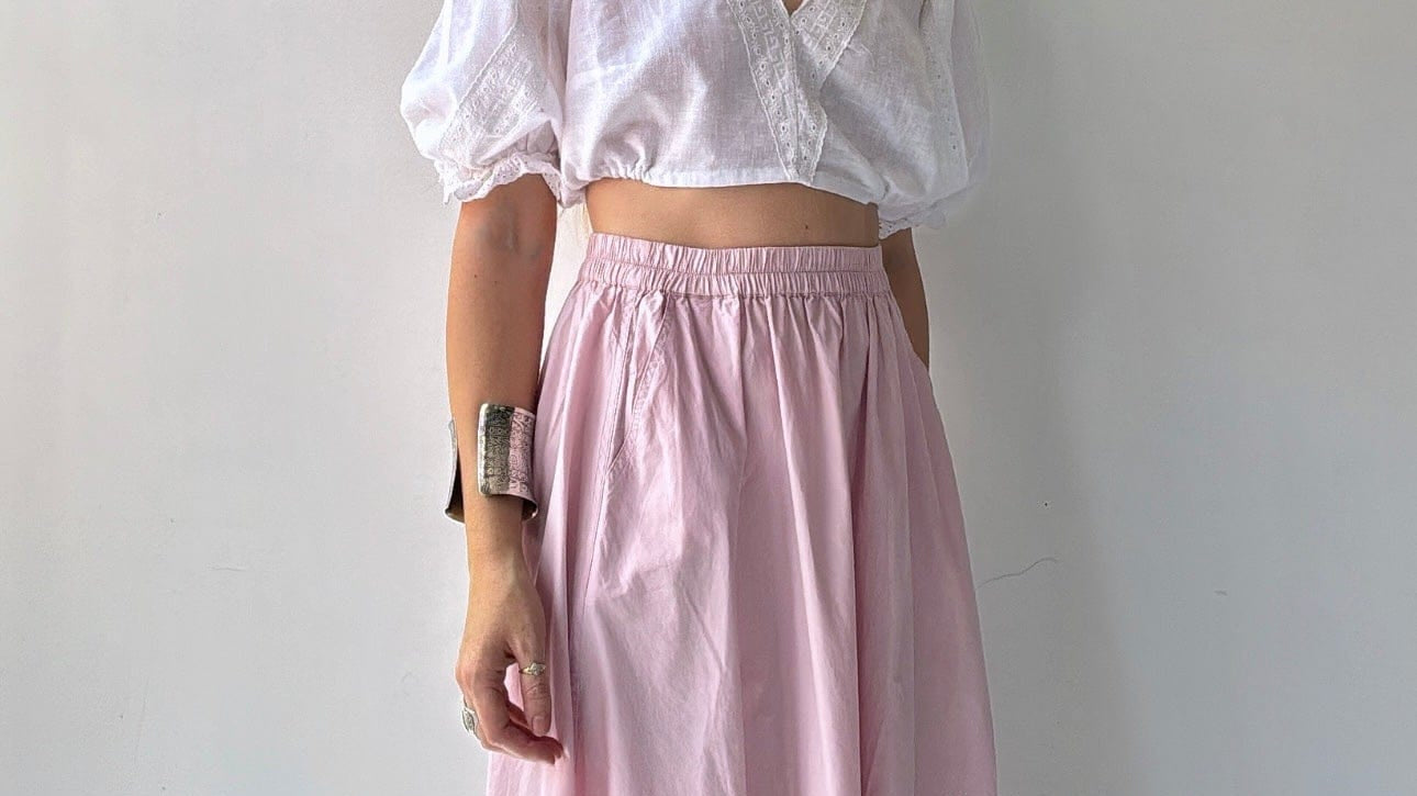 Project AJ117 Project AJ Maxi Pink Skirt