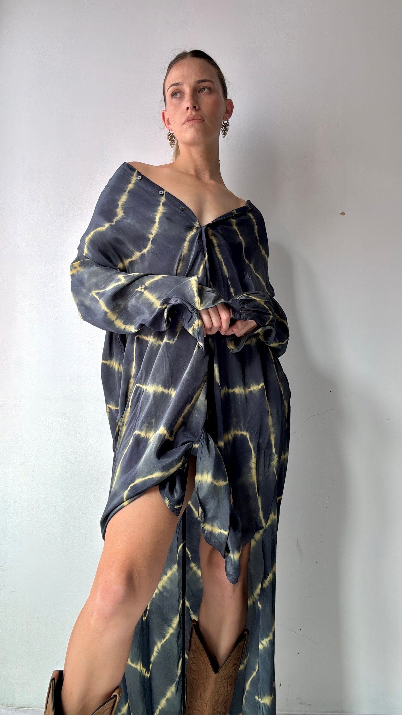 Project AJ117 Shirt Dress Navy, Project AJ117, Sistergolden