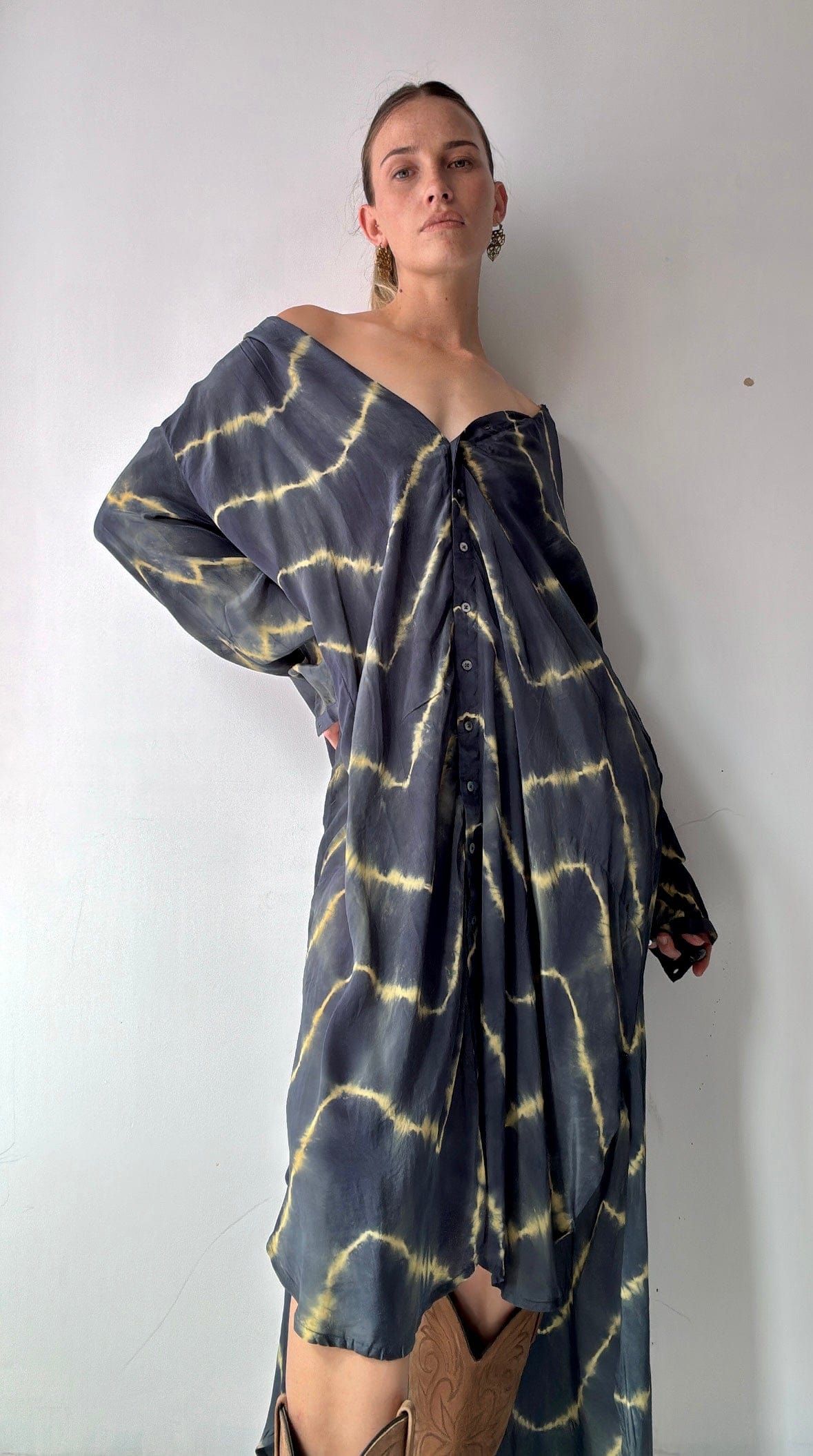 Project AJ117 Shirt Dress Navy, Project AJ117, Sistergolden