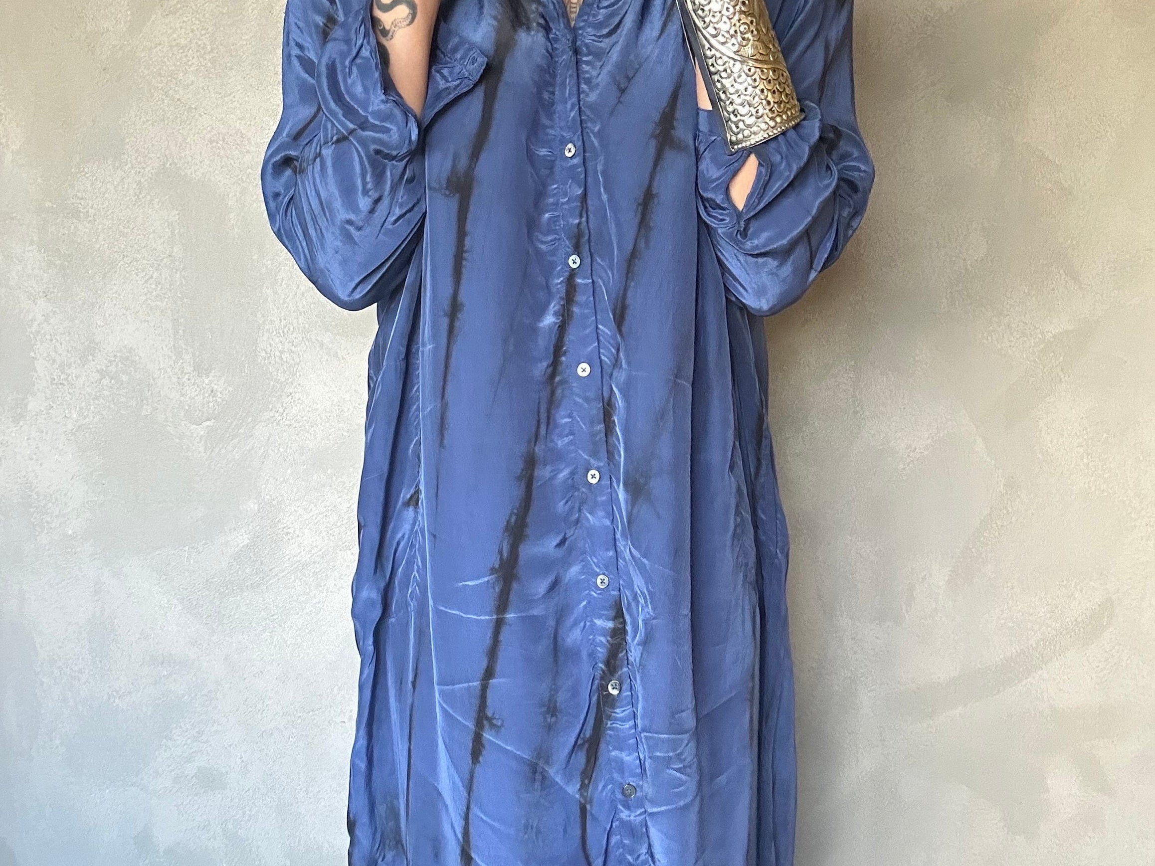 Project AJ117 Project AJ117 Shirt Dress Royal