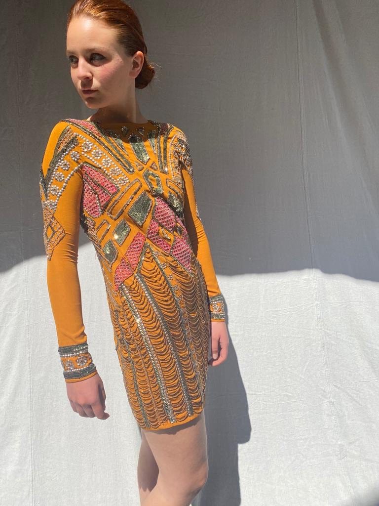 River Island Dress Spice Beaded Dress