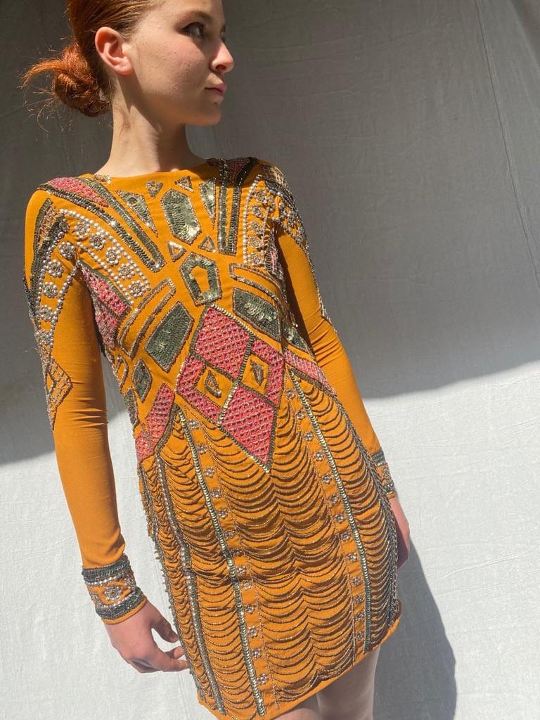 River Island Dress Spice Beaded Dress