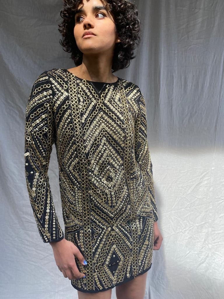 Grace Embellished Mini Dress, River Island, Sistergolden