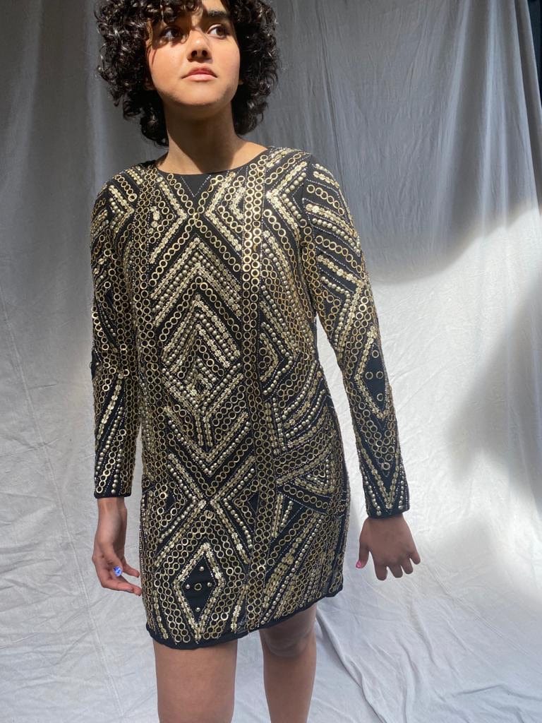 Grace Embellished Mini Dress, River Island, Sistergolden