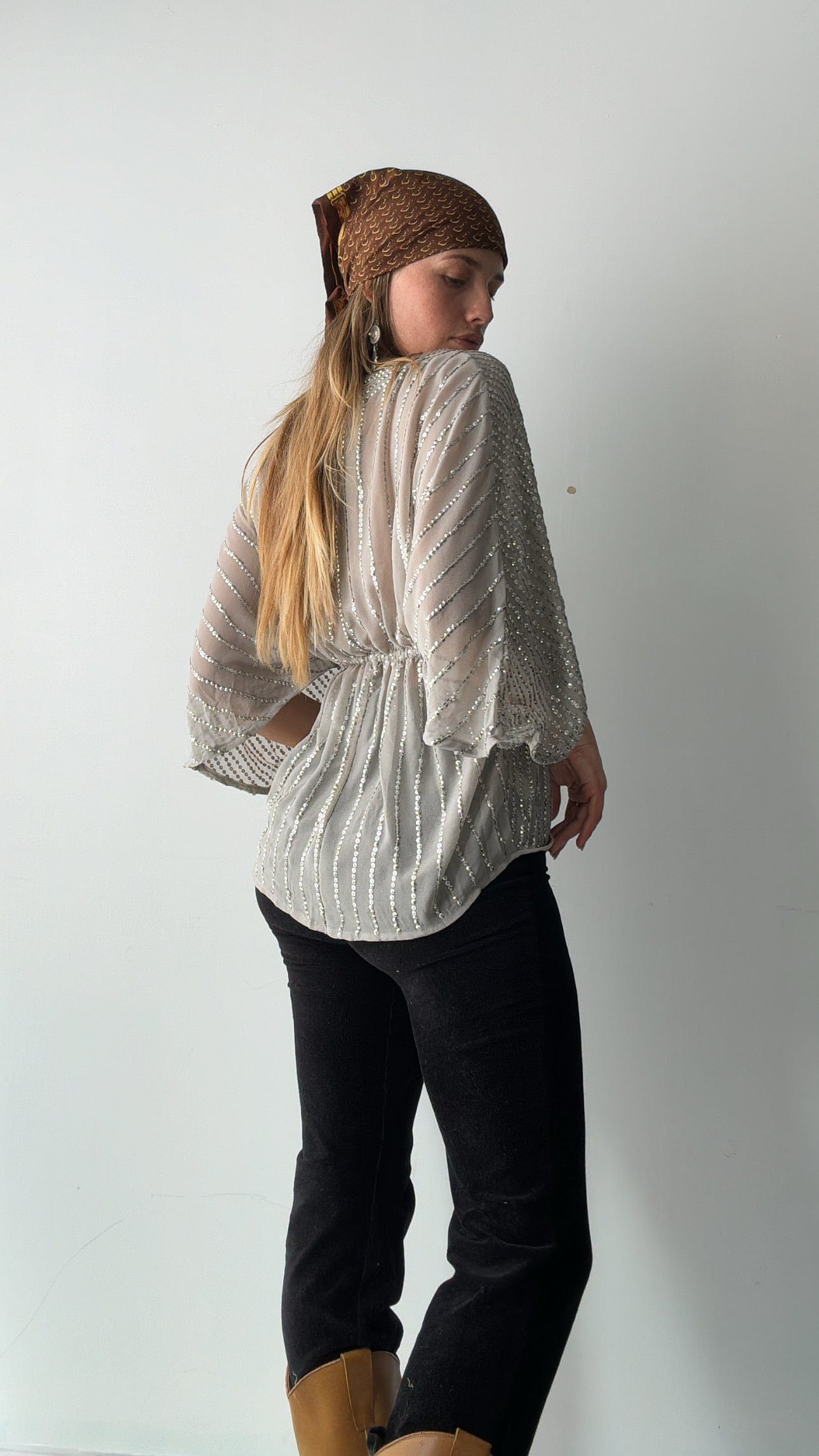 River Island Tops Moon And Stars Batwing Top
