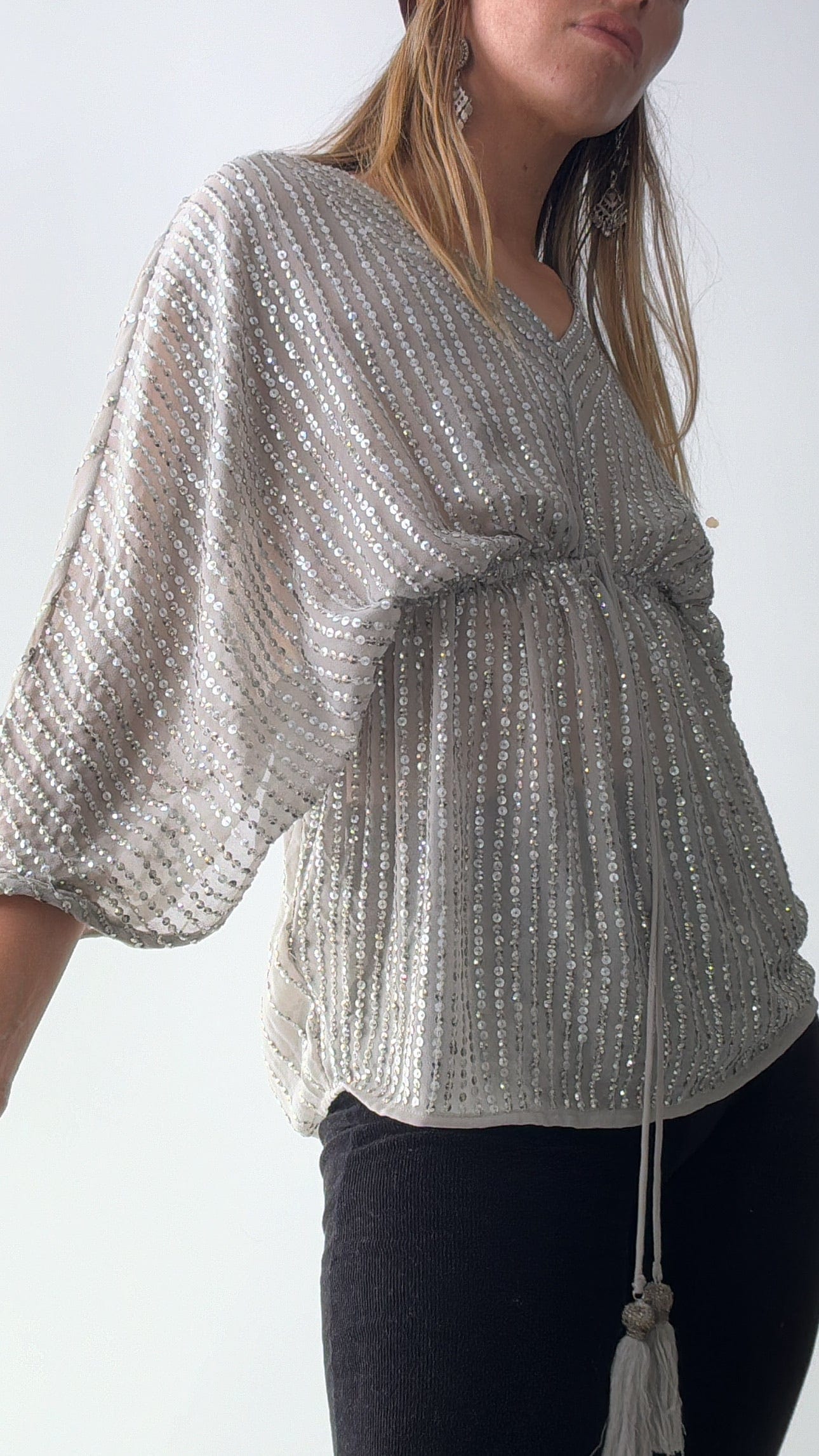River Island Tops Moon And Stars Batwing Top
