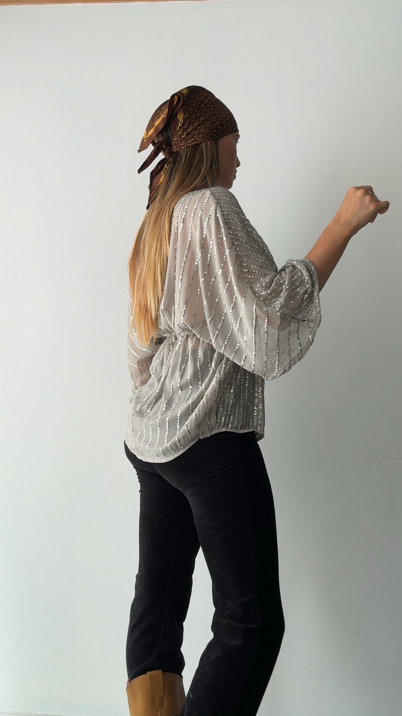 River Island Tops Moon And Stars Batwing Top