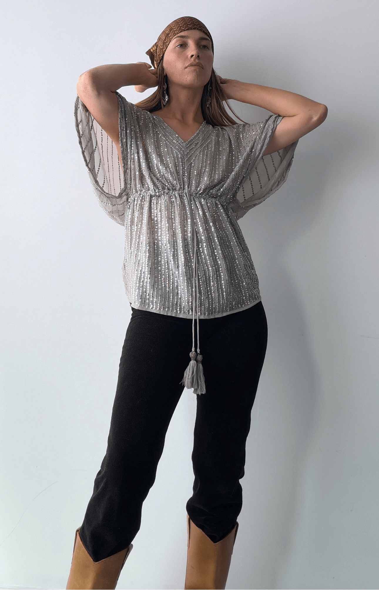 River Island Tops Moon And Stars Batwing Top