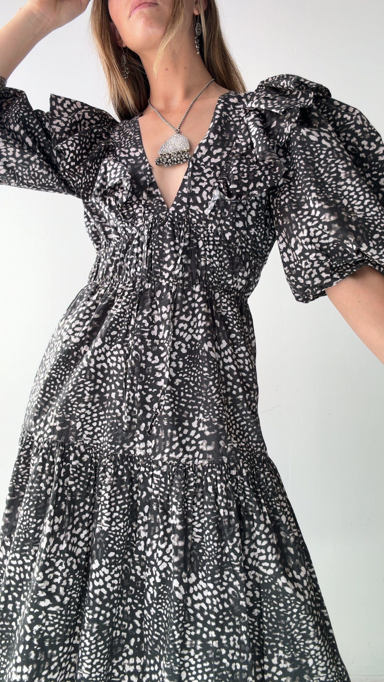 Sea New York Sea NY Big Game Leopard Dress Black