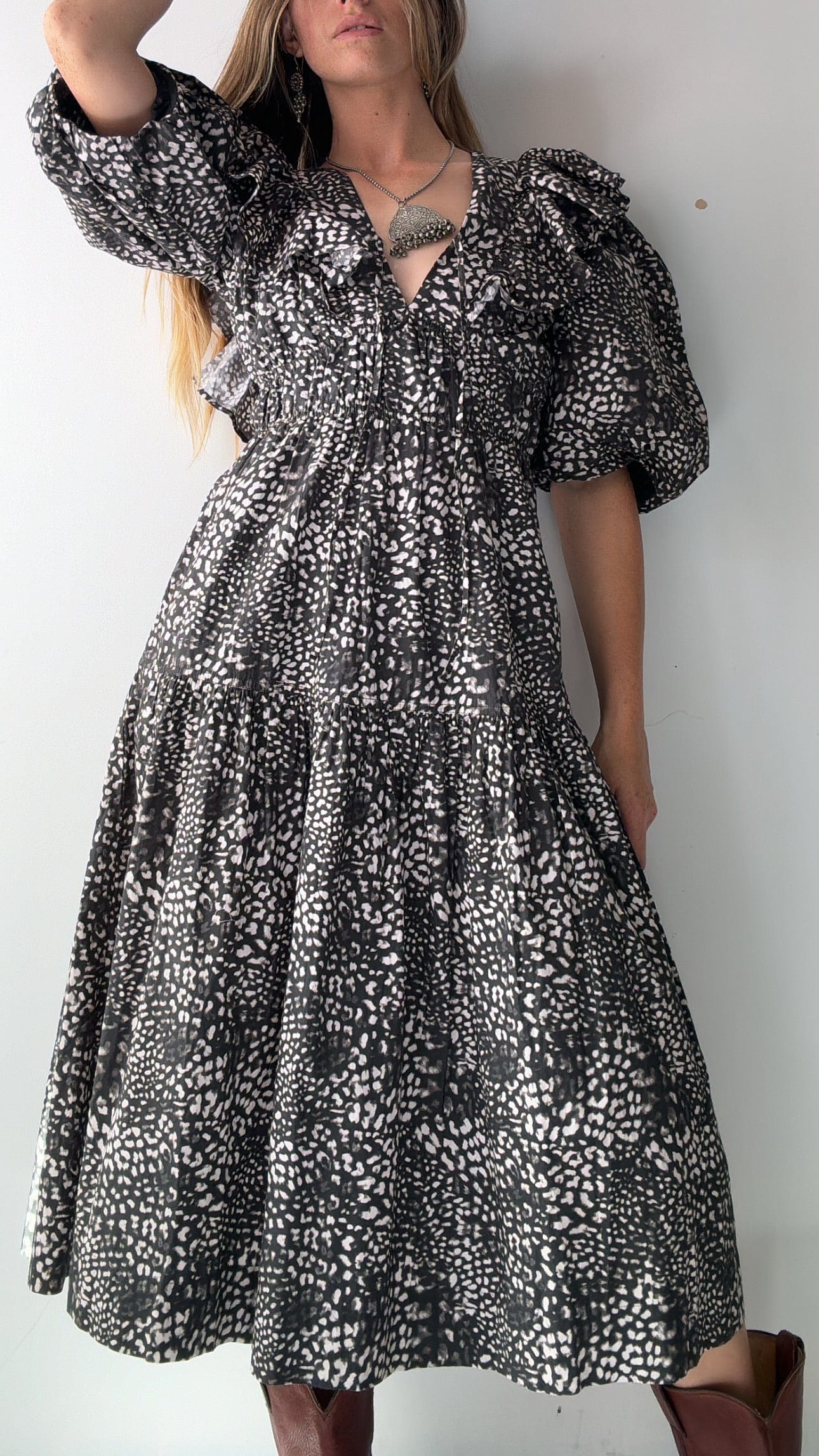 Sea New York Sea NY Big Game Leopard Dress Black