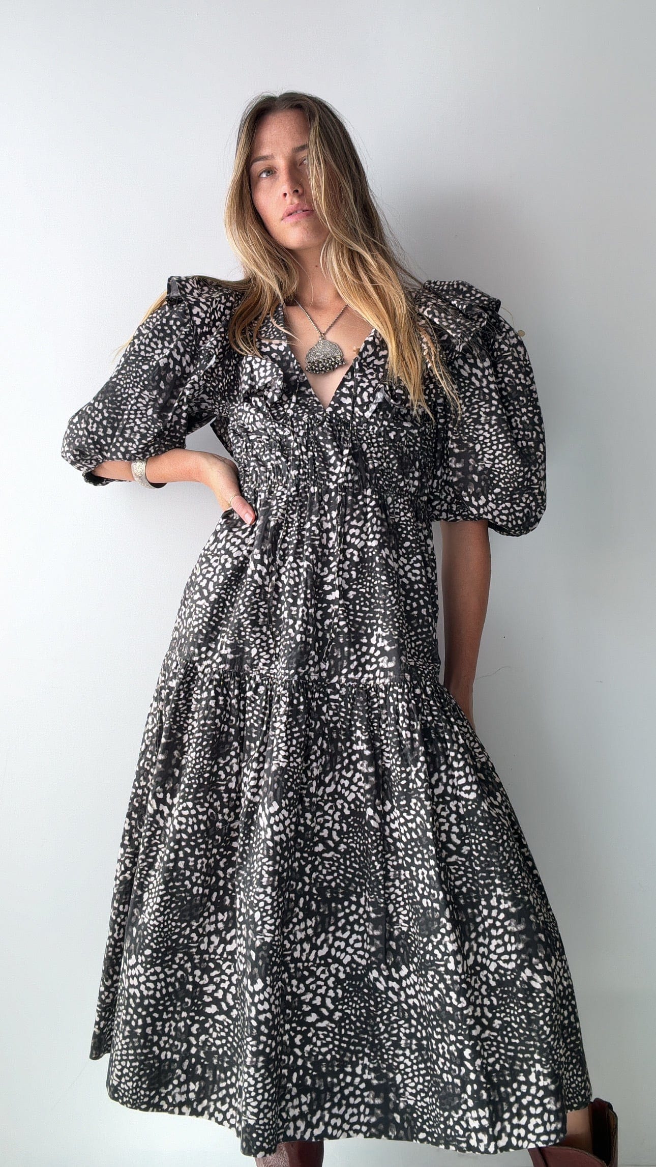 Sea New York Sea NY Big Game Leopard Dress Black