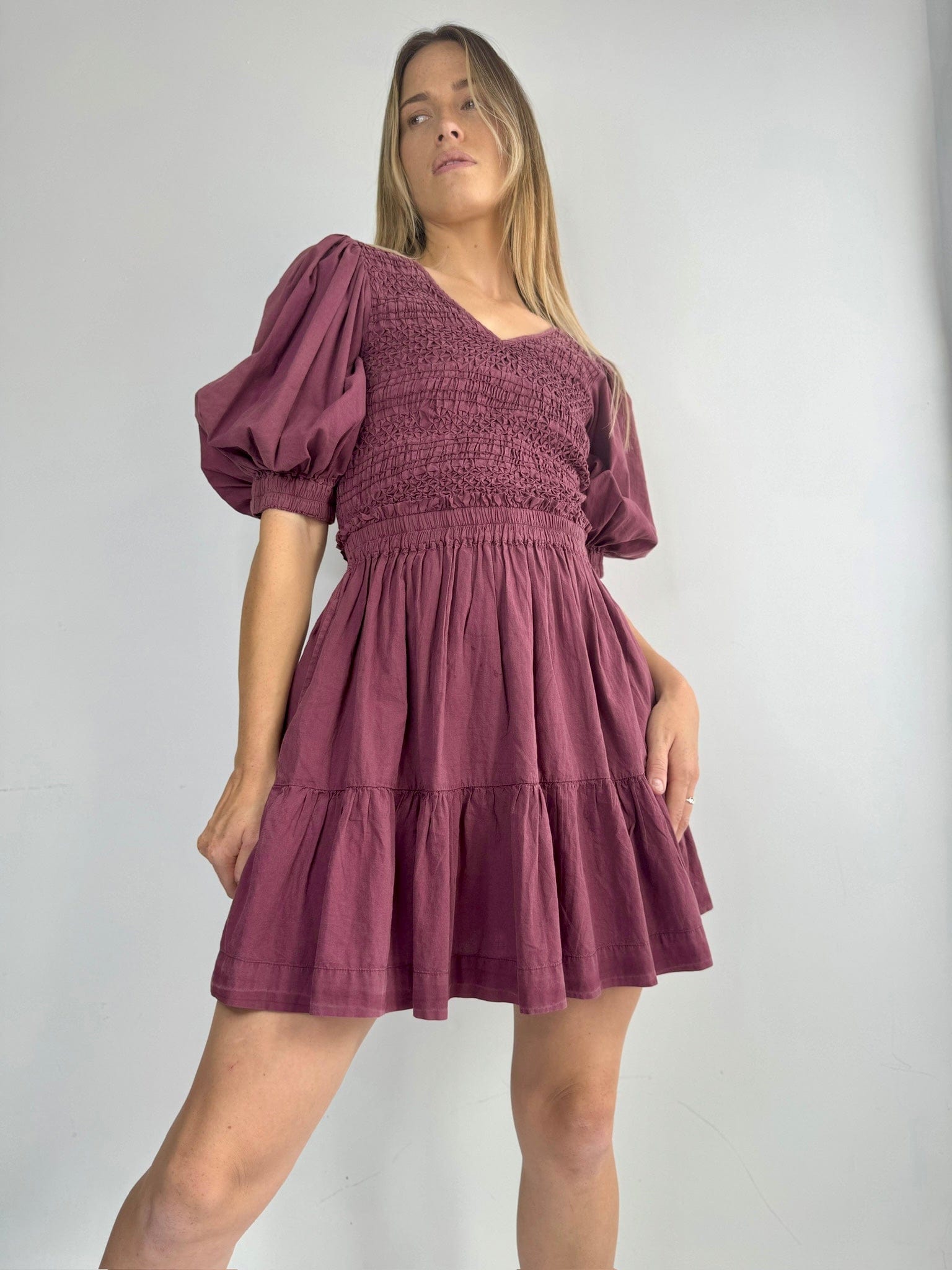 Sea New York Sea NY Wine Clarinet Dress