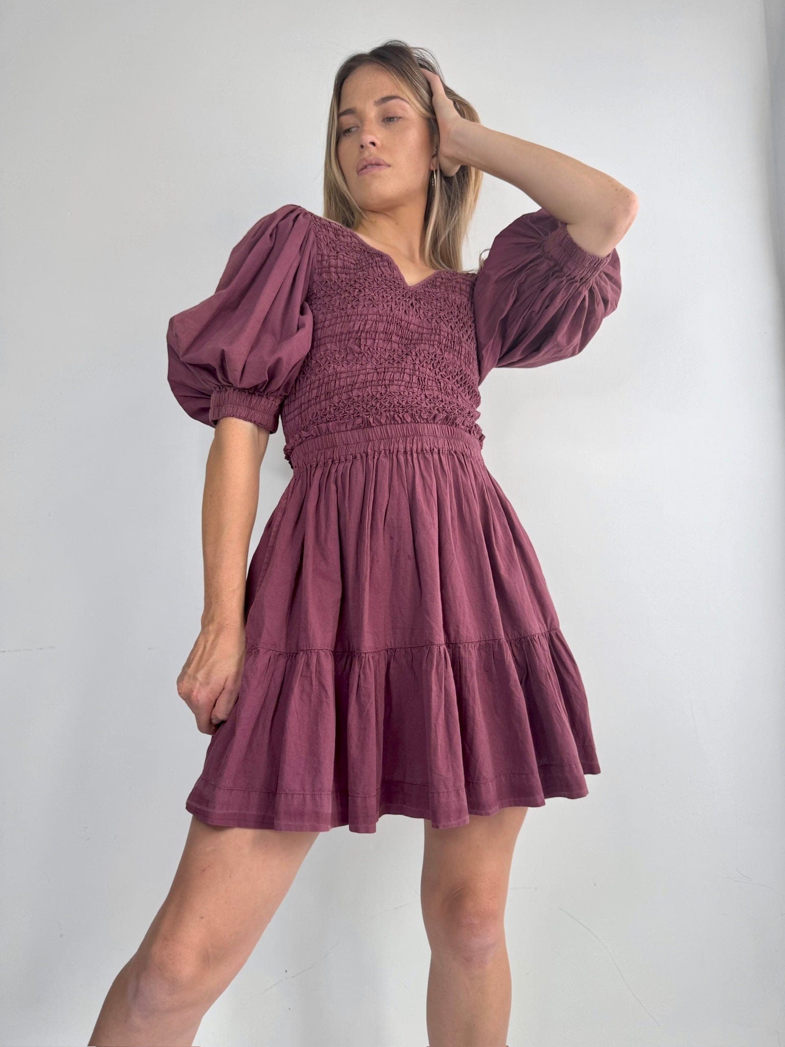 Sea New York Sea NY Wine Clarinet Dress