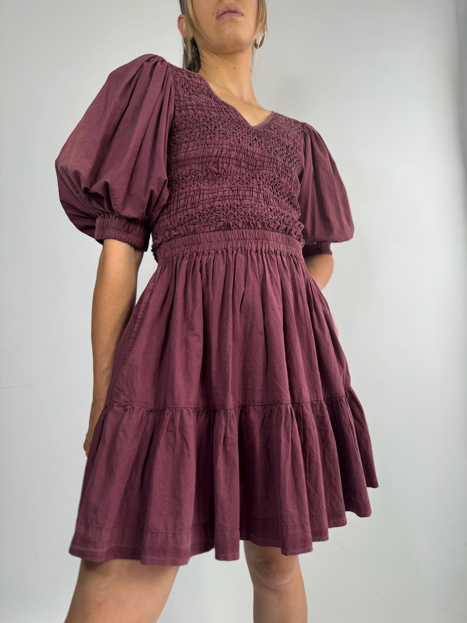 Sea New York Sea NY Wine Clarinet Dress