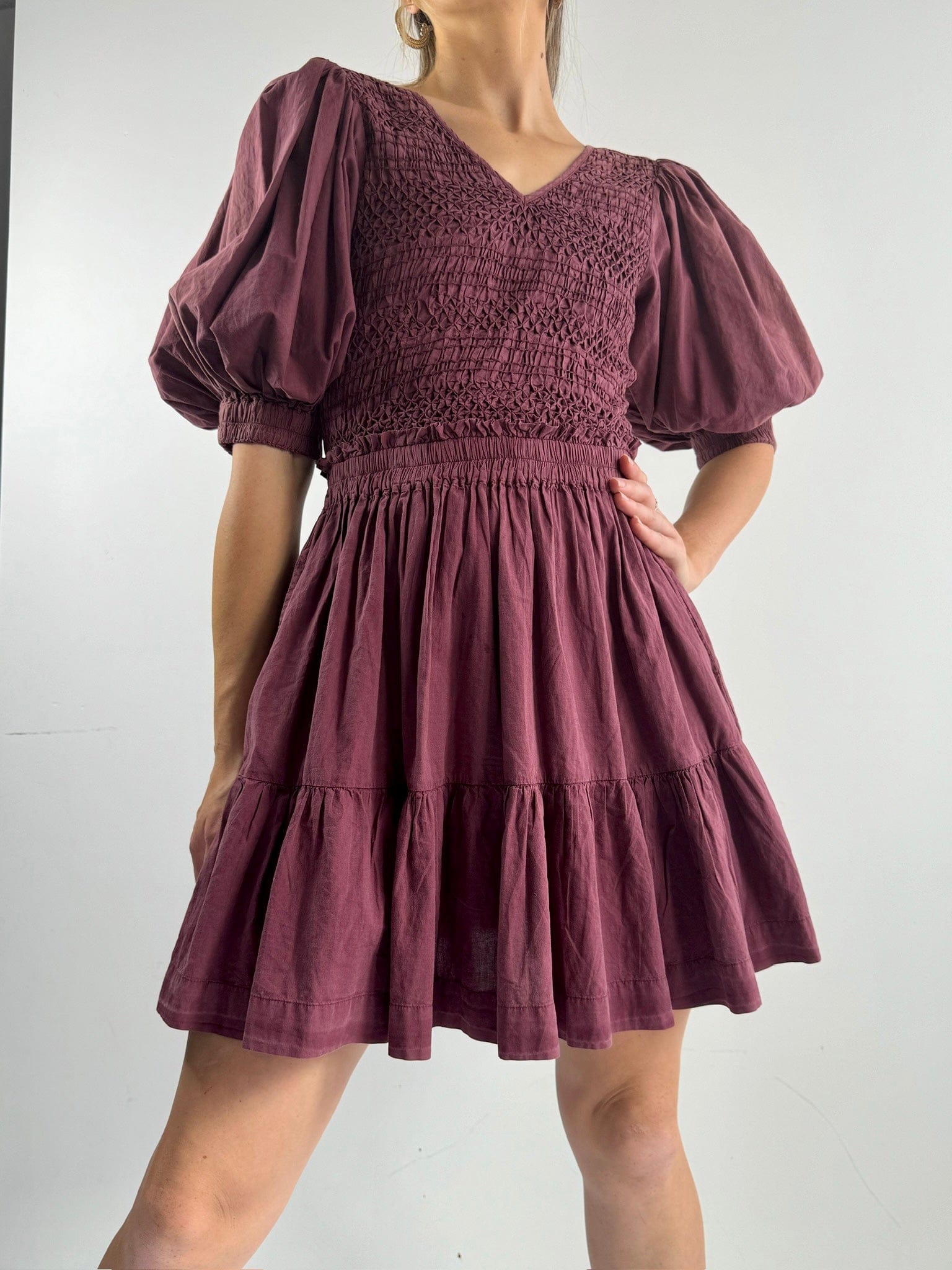 Sea New York Sea NY Wine Clarinet Dress