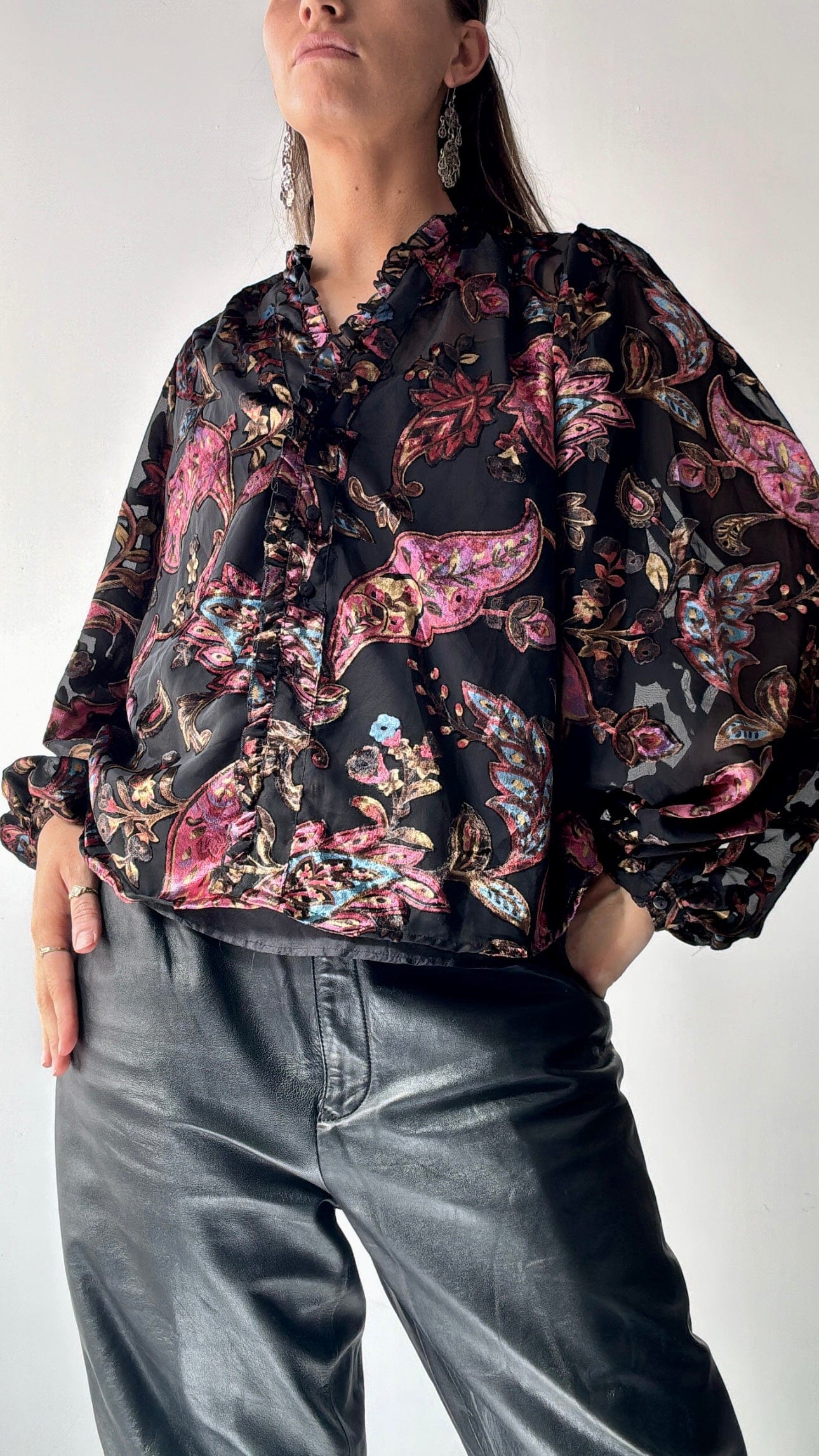 See NY Sea New York Vel Blouse