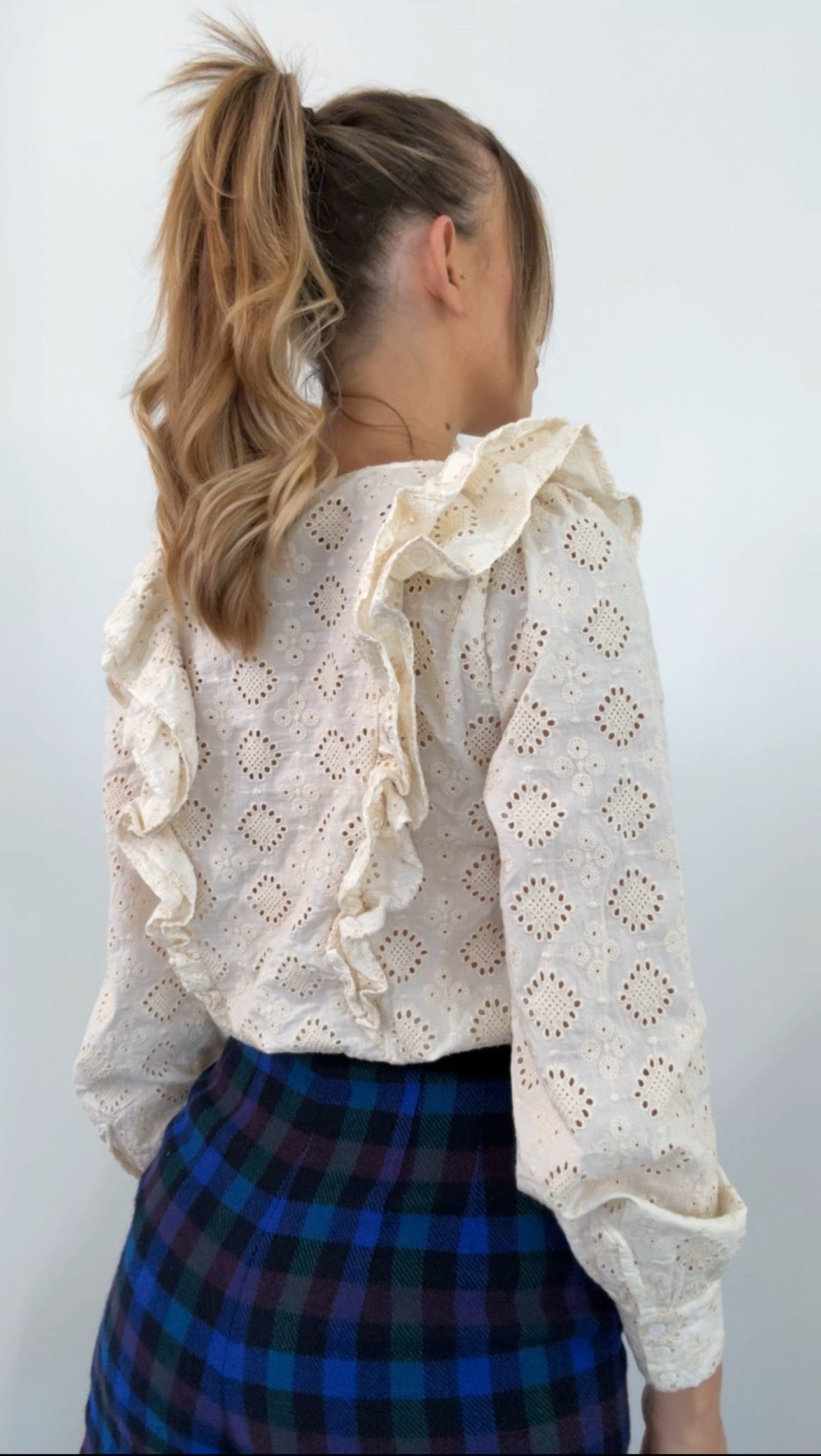 Sezane Sezane Broderie Anglaise Shirt