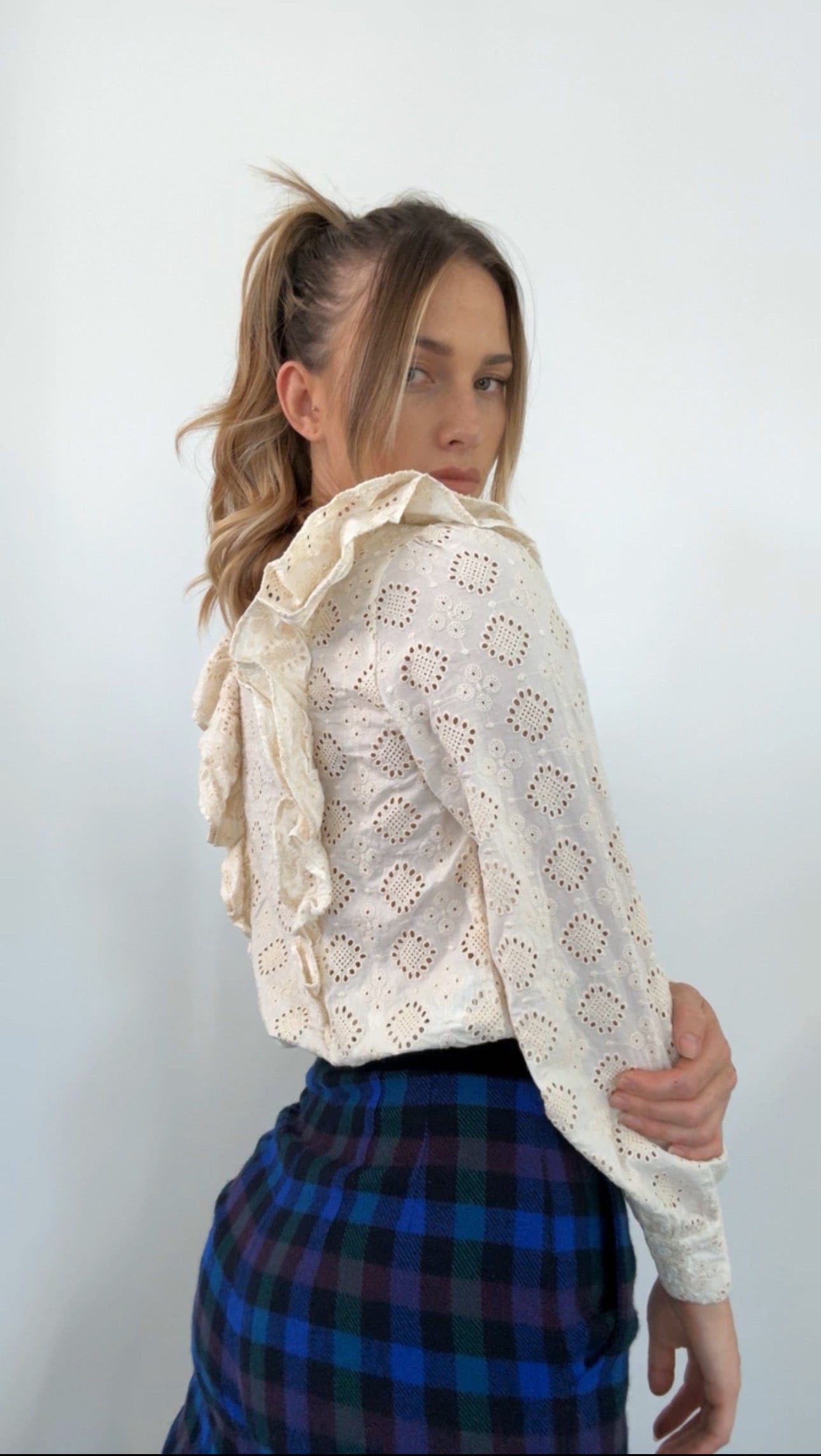 Sezane Sezane Broderie Anglaise Shirt