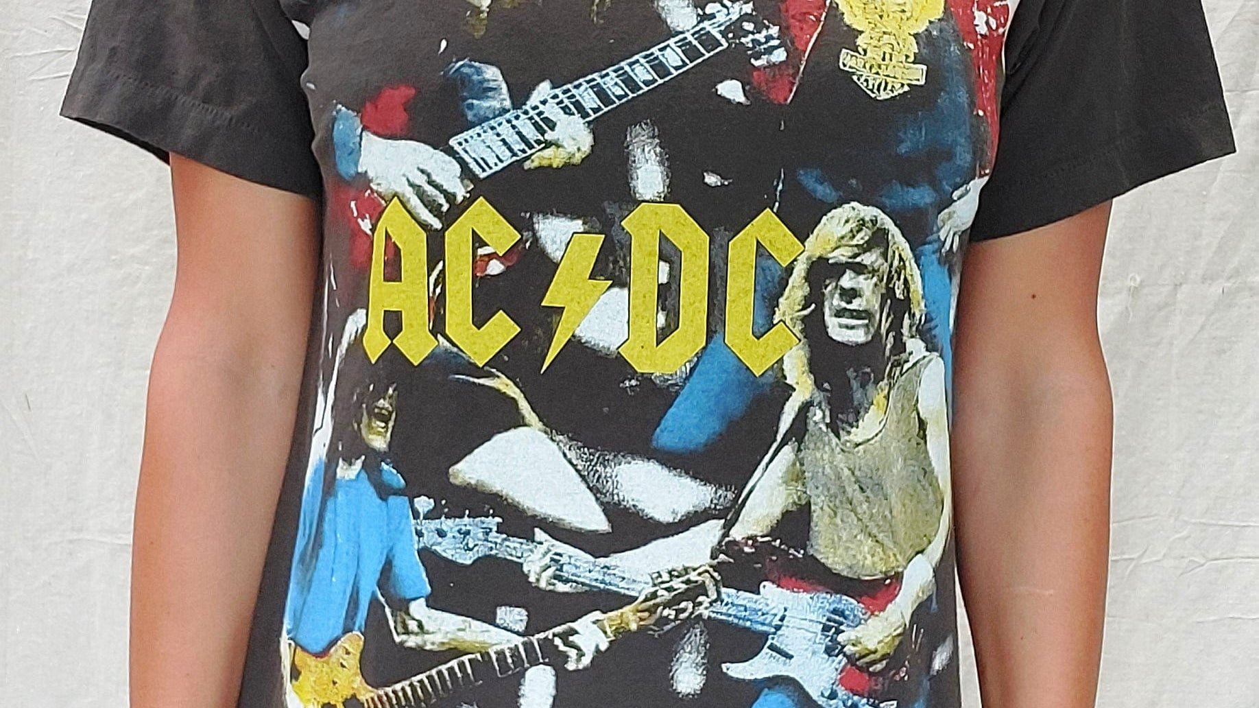 SisterGolden AC/DC Short Sleeved Tee