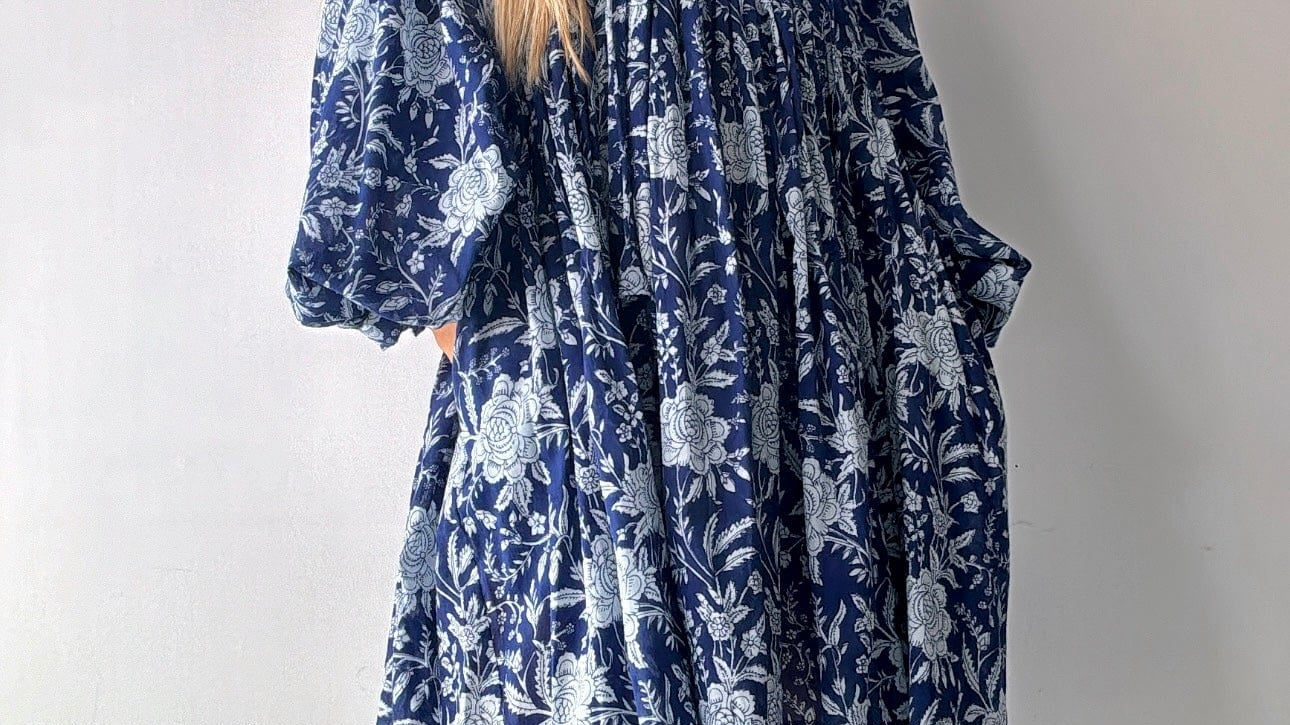 Sistergolden Apparel & Accessories Camille Short Lantern Sleeve Dress