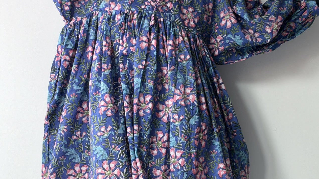Sistergolden Apparel & Accessories Lola Short Block Print Dress