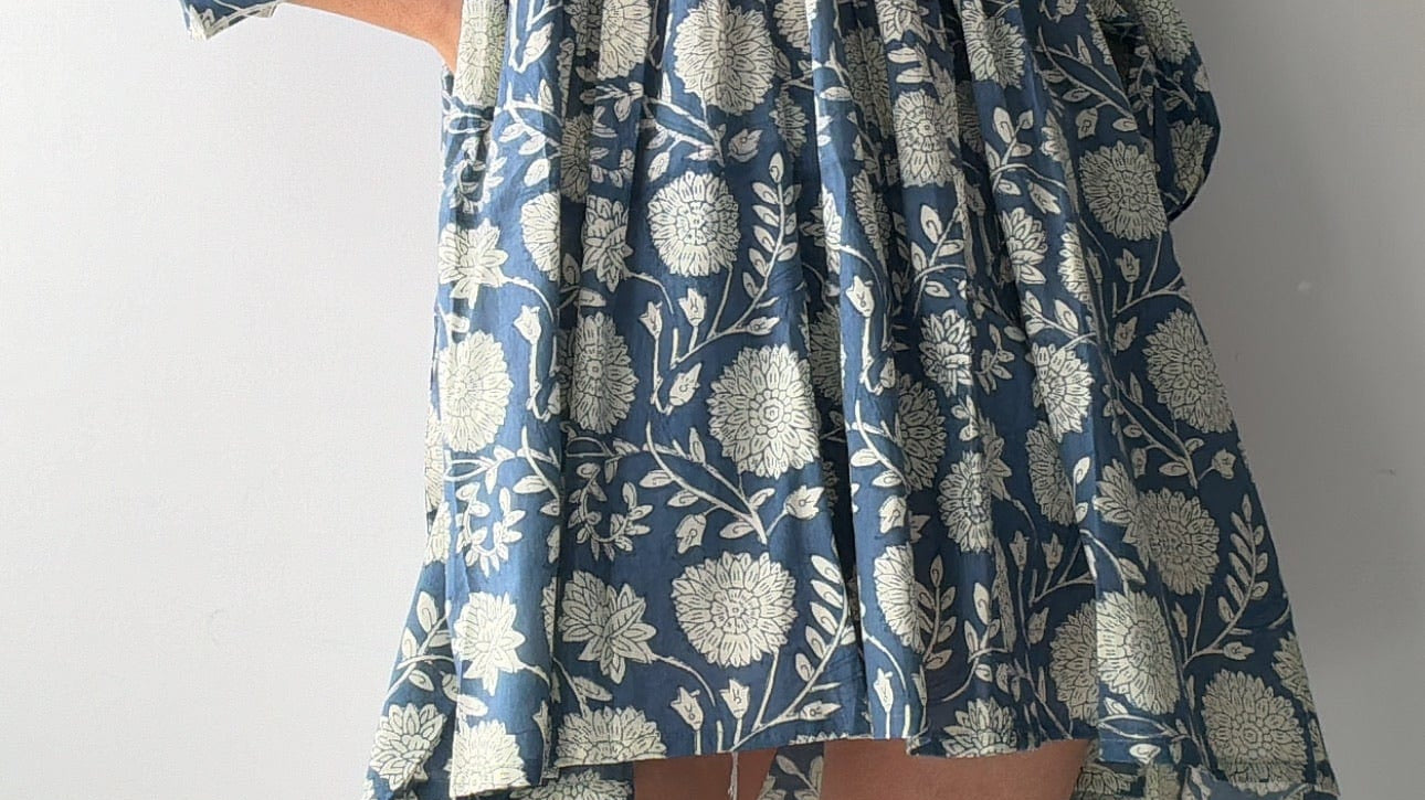 Sistergolden Apparel & Accessories Zora Short Block Print Dress