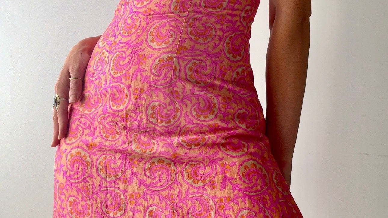 Aria Vintage Pink Swell Dress, Sistergolden, Sistergolden