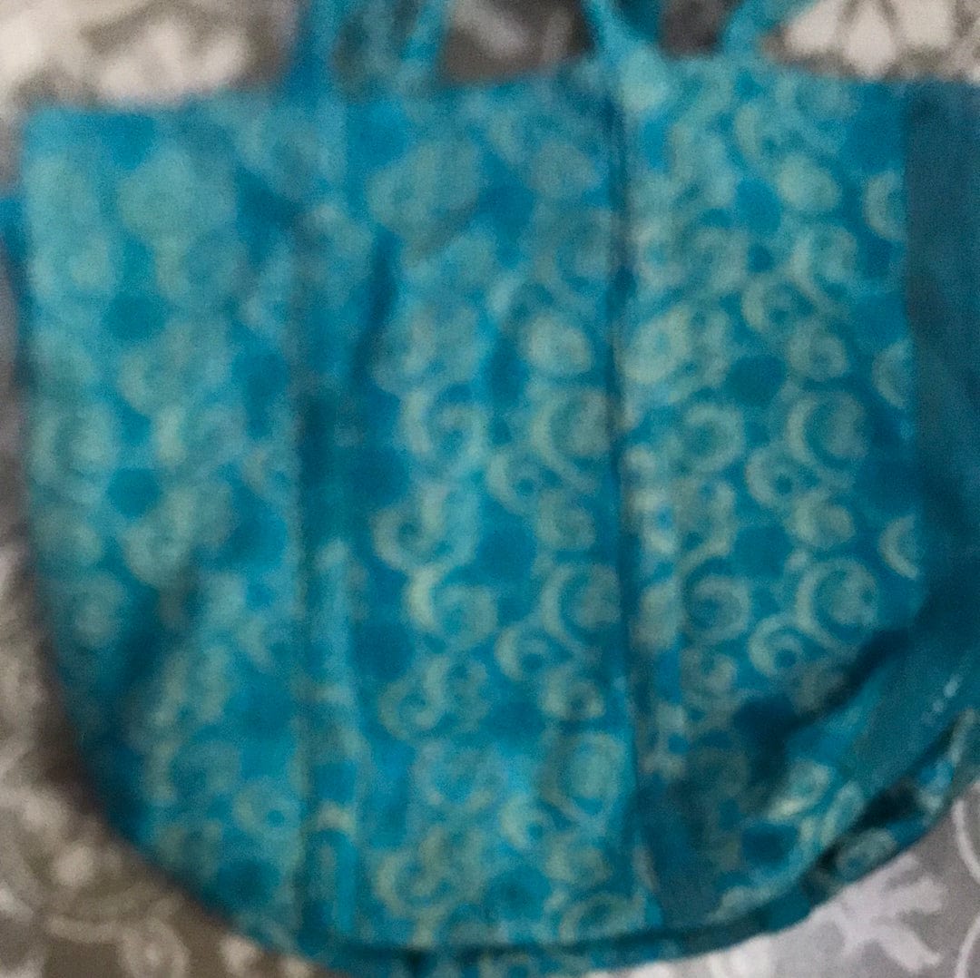 SisterGolden Bags Aqua Vintage Kantha Bag Large