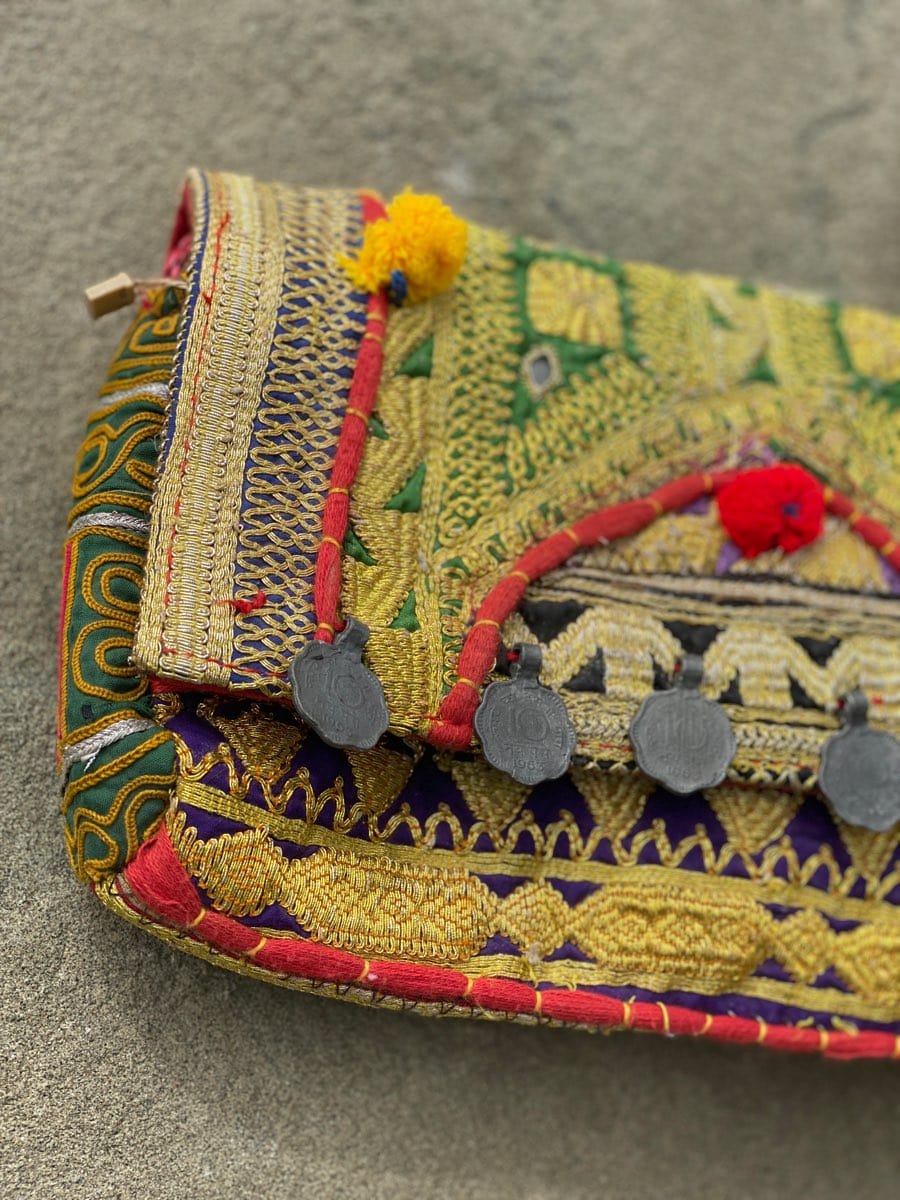SisterGolden Bags Banjara Emerald Clutch