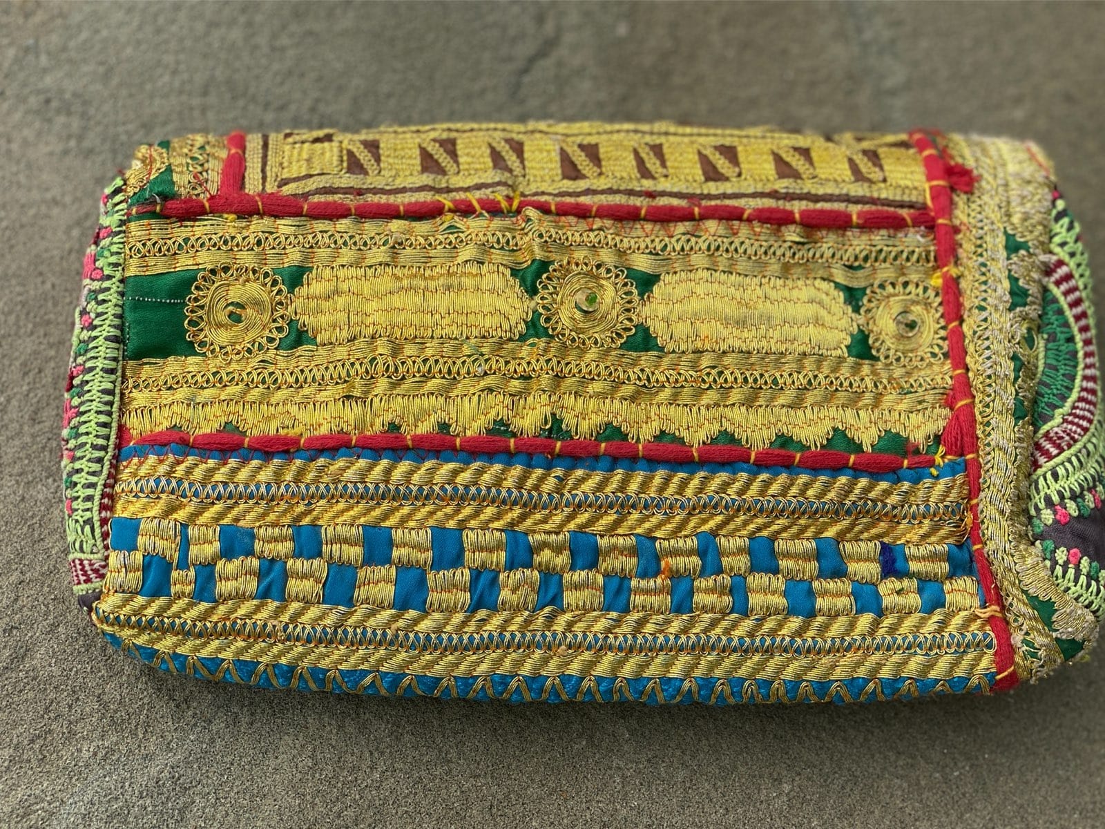SisterGolden Bags Banjara Emerald Clutch