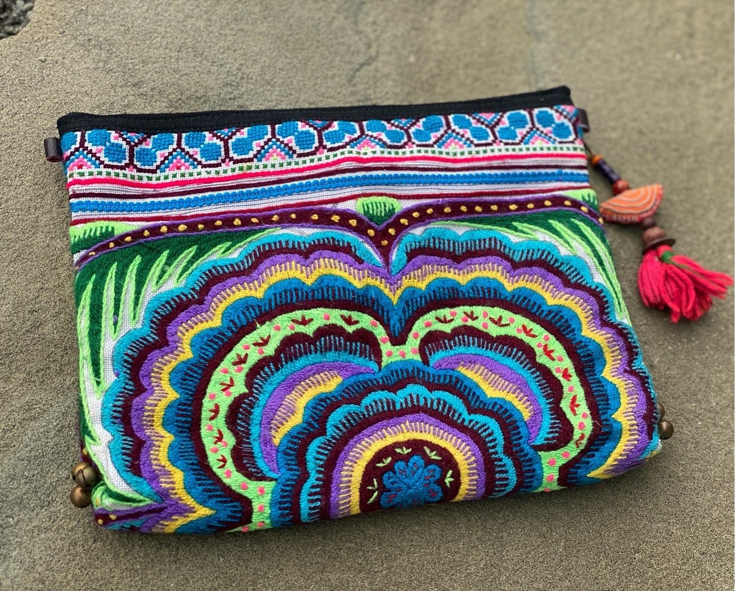 SisterGolden Bags Hmong Aura Clutch