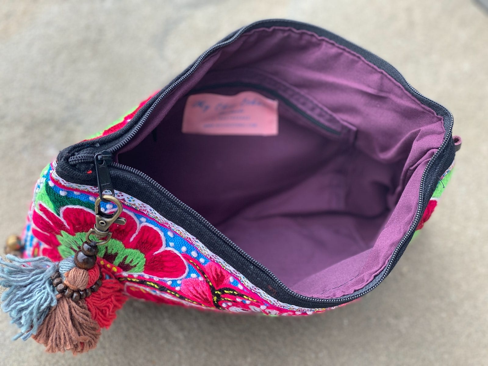 SisterGolden Bags Hmong Butterfly Clutch