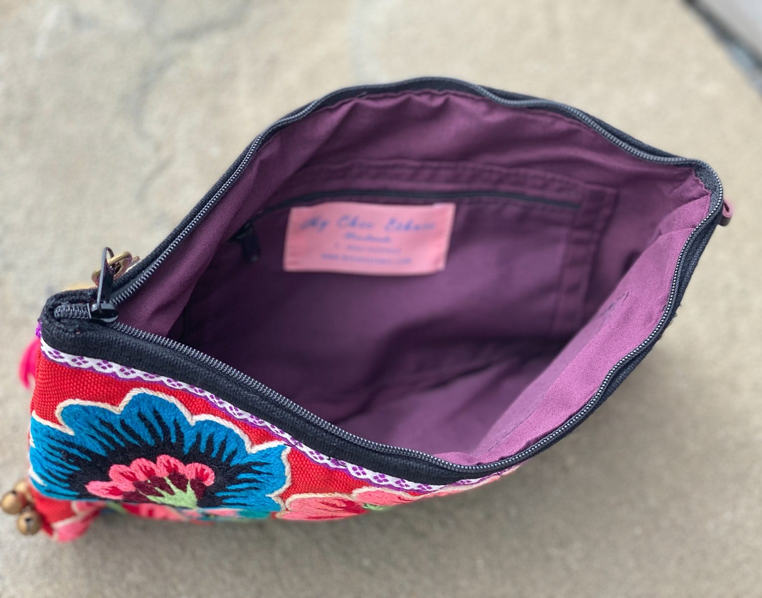 SisterGolden Bags Hmong Fantail Clutch