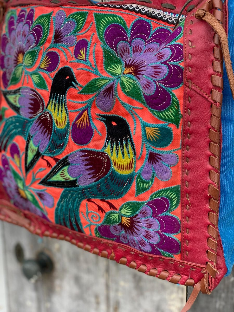 SisterGolden Bags Hmong Vintage Two Birds Bag