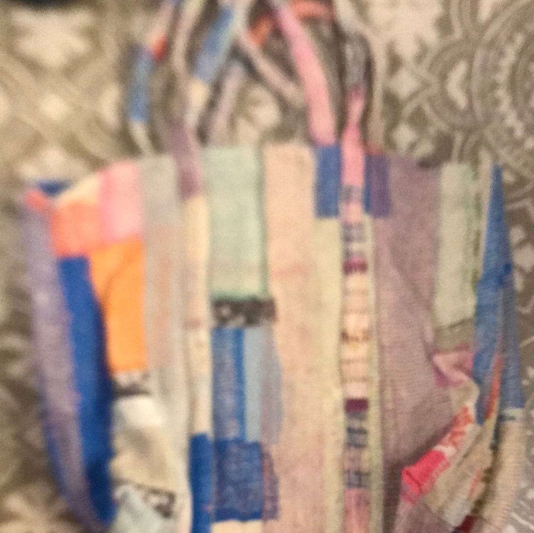 SisterGolden Bags Patches Vintage Kantha Bag Large